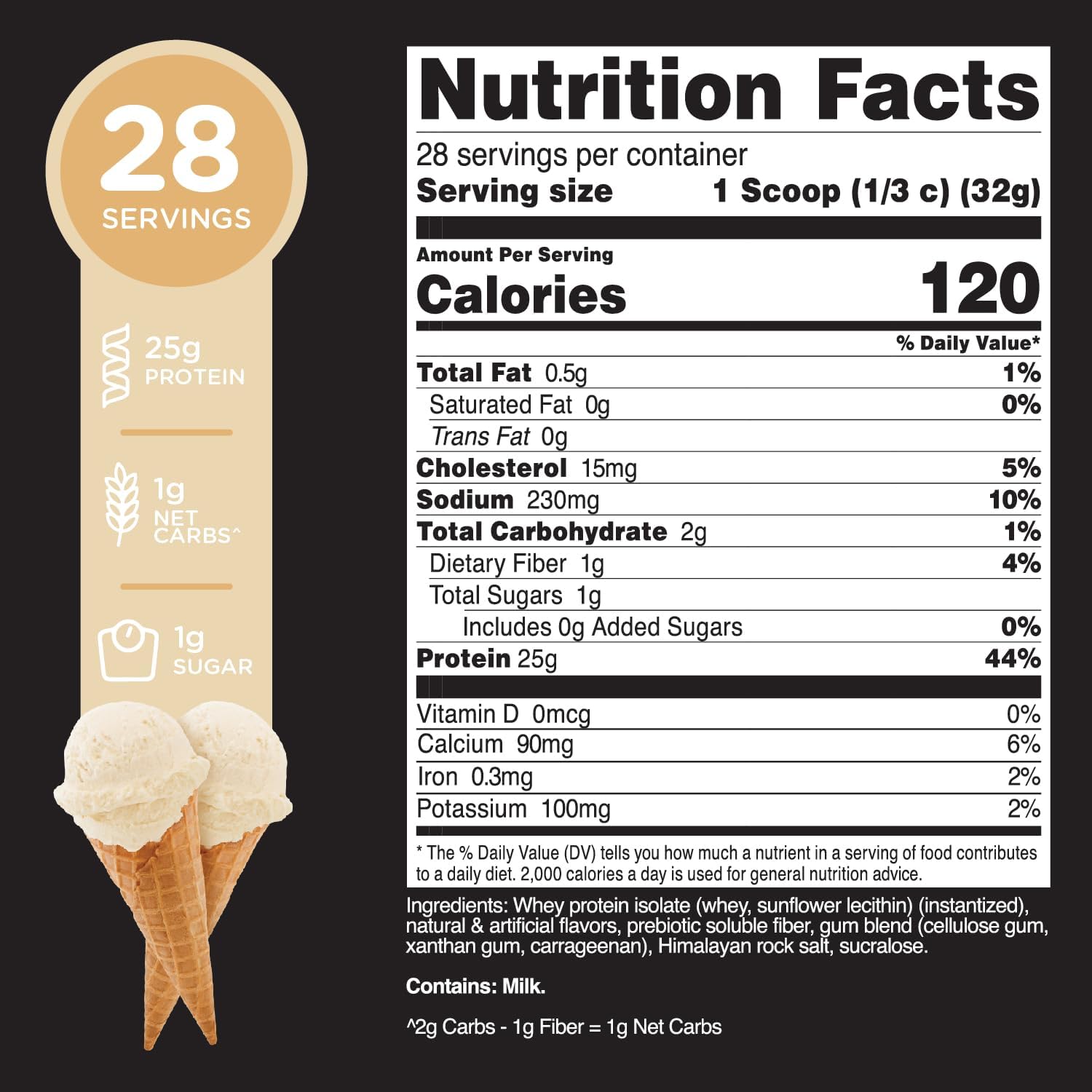 Perform Vanilla Whey Protein Isolate - 28 Servings, TransformHQ Brand - Gluten Free & Non-GMO