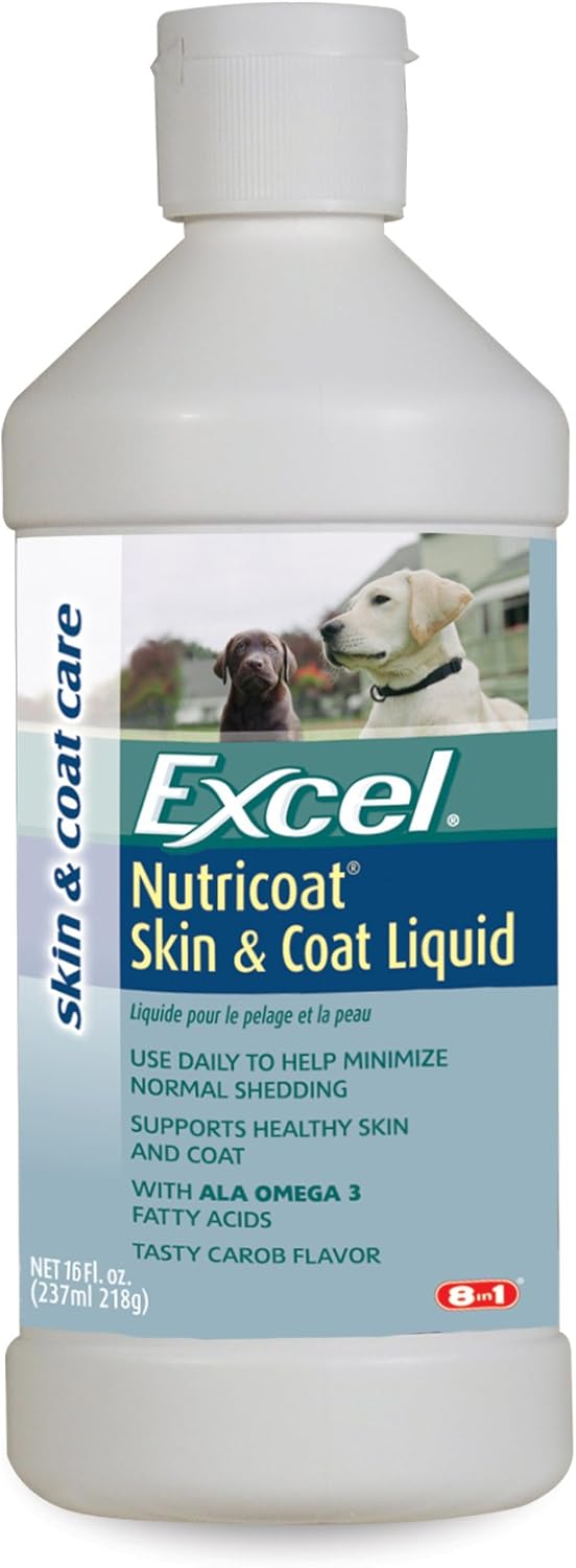 Pet Cuisine DEON760 Pervinal Nutricoat 16 oz - 8 in 1 Pet Product for Healthy Skin and Coat