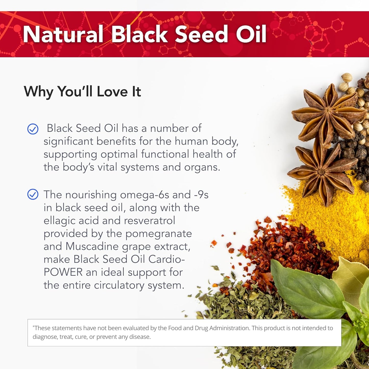 Physician's Strength Black Seed Cardio-Power 8 fl oz - Ellagic Acid and Resveratrol Supplement - Promotes Better Health - Non-GMO - 48 Servings