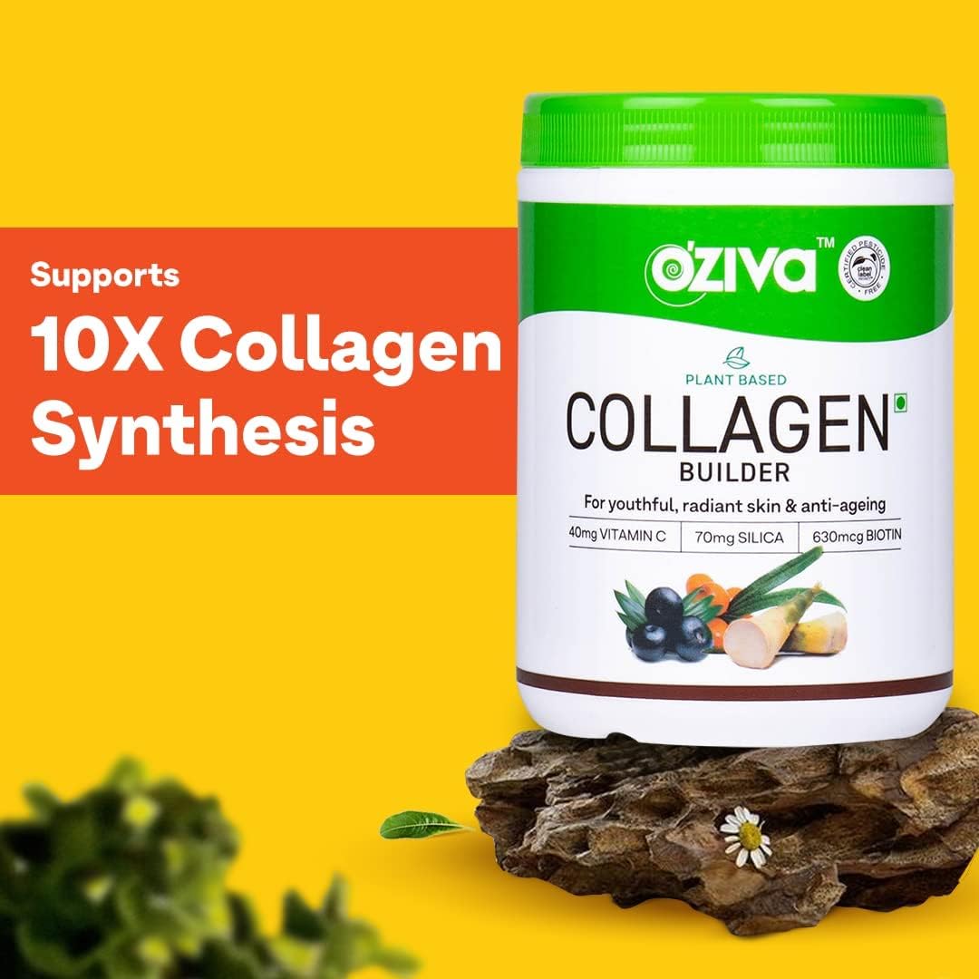 Plant-Based Collagen Powder for Radiant Skin | Anti-Aging Collagen Builder with Biotin & Vitamin C | Men & Women | Classic Collagen Formula | 1-Pack