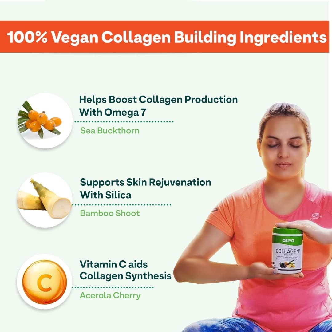 Plant-Based Collagen Powder for Radiant Skin | Anti-Aging Collagen Builder with Biotin & Vitamin C | Men & Women | Classic Collagen Formula | 1-Pack