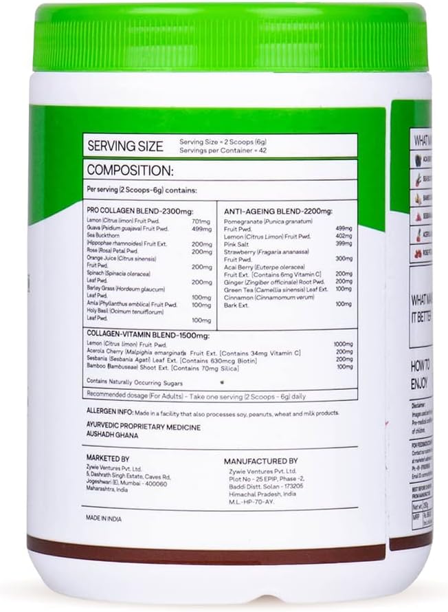 Plant-Based Collagen Powder for Radiant Skin | Anti-Aging Collagen Builder with Biotin & Vitamin C | Men & Women | Classic Collagen Formula | 1-Pack