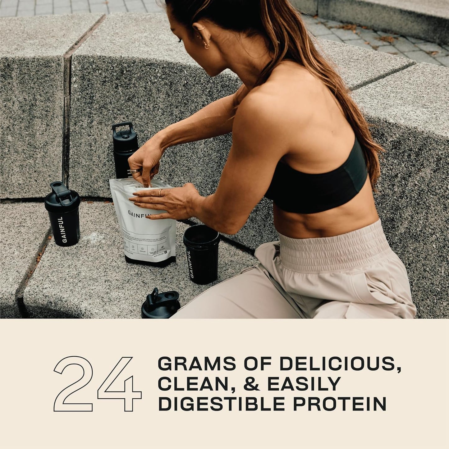 Plant-Based Protein Powder Bundle for Lean Muscle Gain, Post-Workout Support, Organic Ingredients with Unflavored Base and Flavor Boosts, 28 Servings