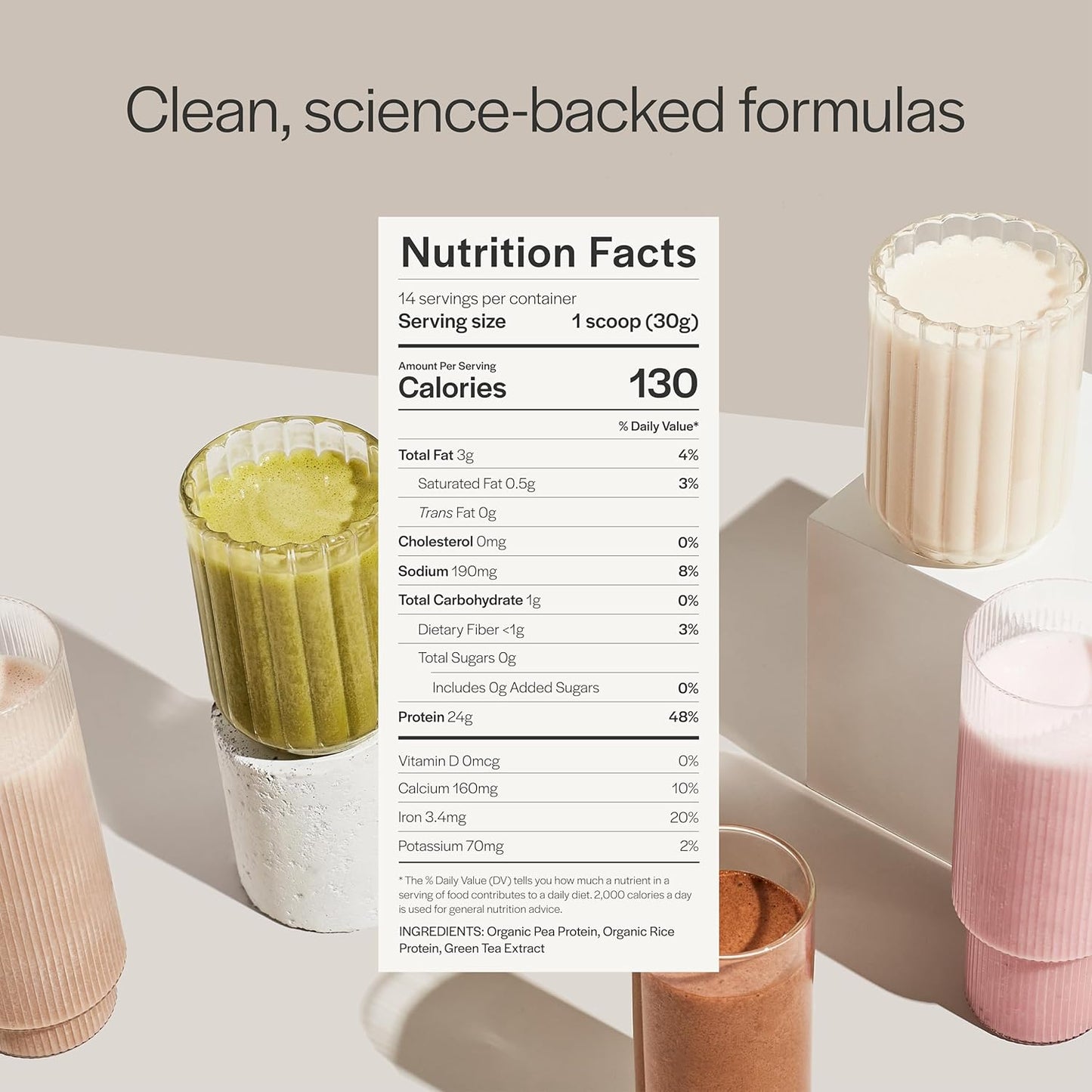 Plant-Based Protein Powder Bundle for Lean Muscle Gain, Post-Workout Support, Organic Ingredients with Unflavored Base and Flavor Boosts, 28 Servings