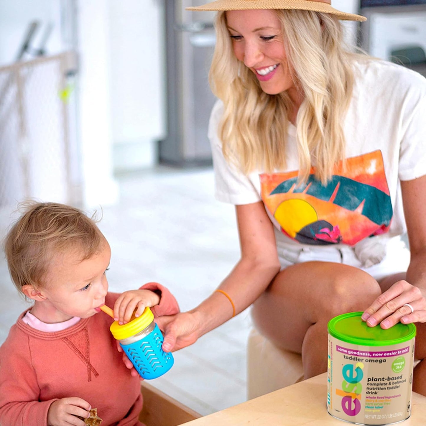 Plant-Based Toddler Formula for Ages 12-36 Months - Dairy-Free & Lactose-Free with Omega 3 & 6 - Soy Formula Alternative - 22 oz, 4 Pack