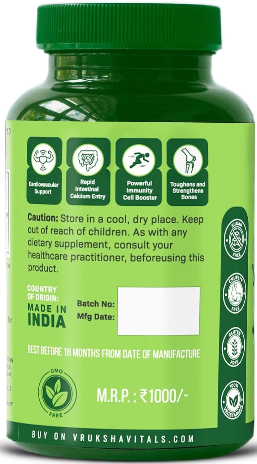 Plant Based Vegan Vitamin K2 as MK7 55mcg Supplement - 250 Tablets