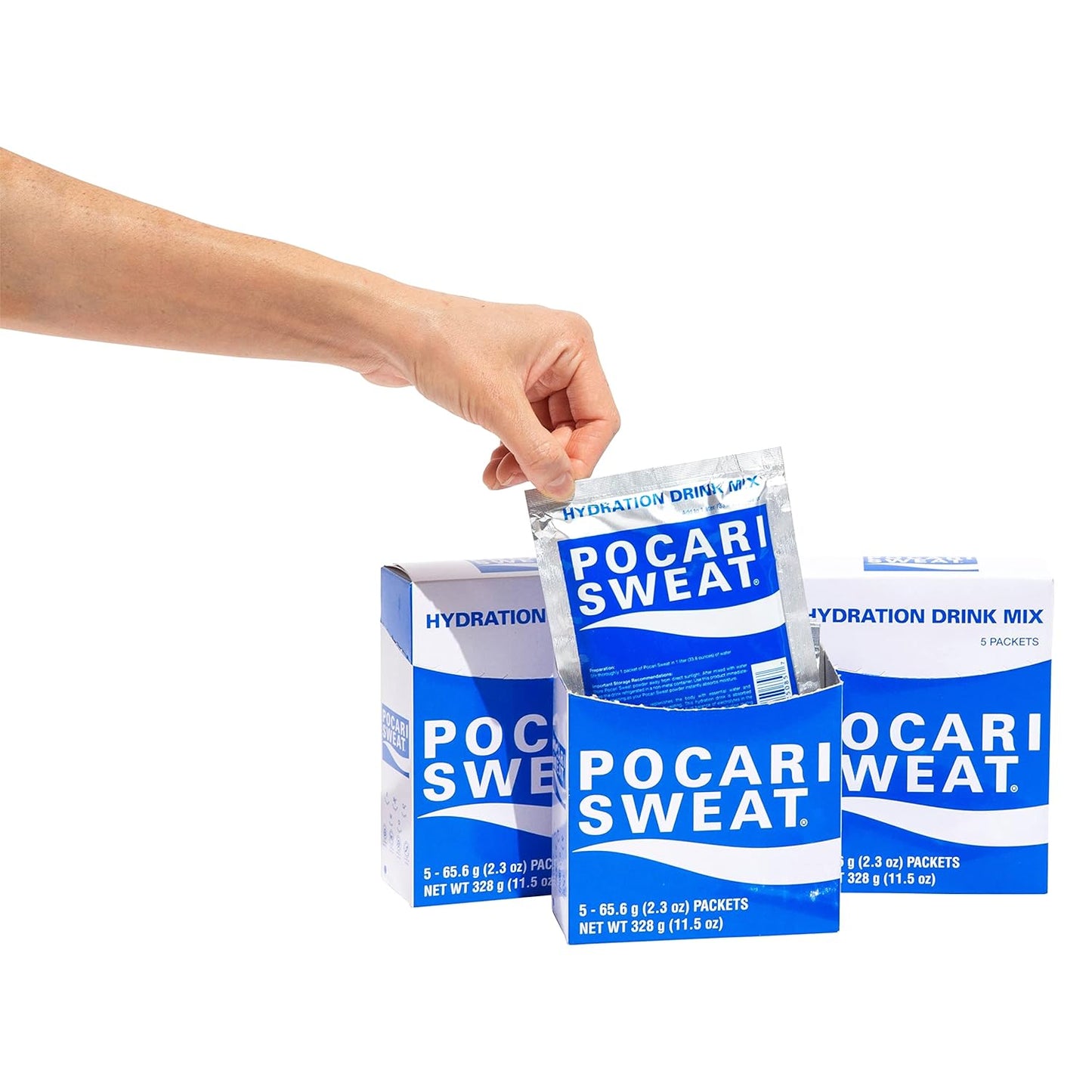 Pocari Sweat Powder - 20 Boxes, 5 Packets Each, 100 Total Packets, New in USA, Replenish Water & Electrolytes, Smart Hydration Drink from Japan
