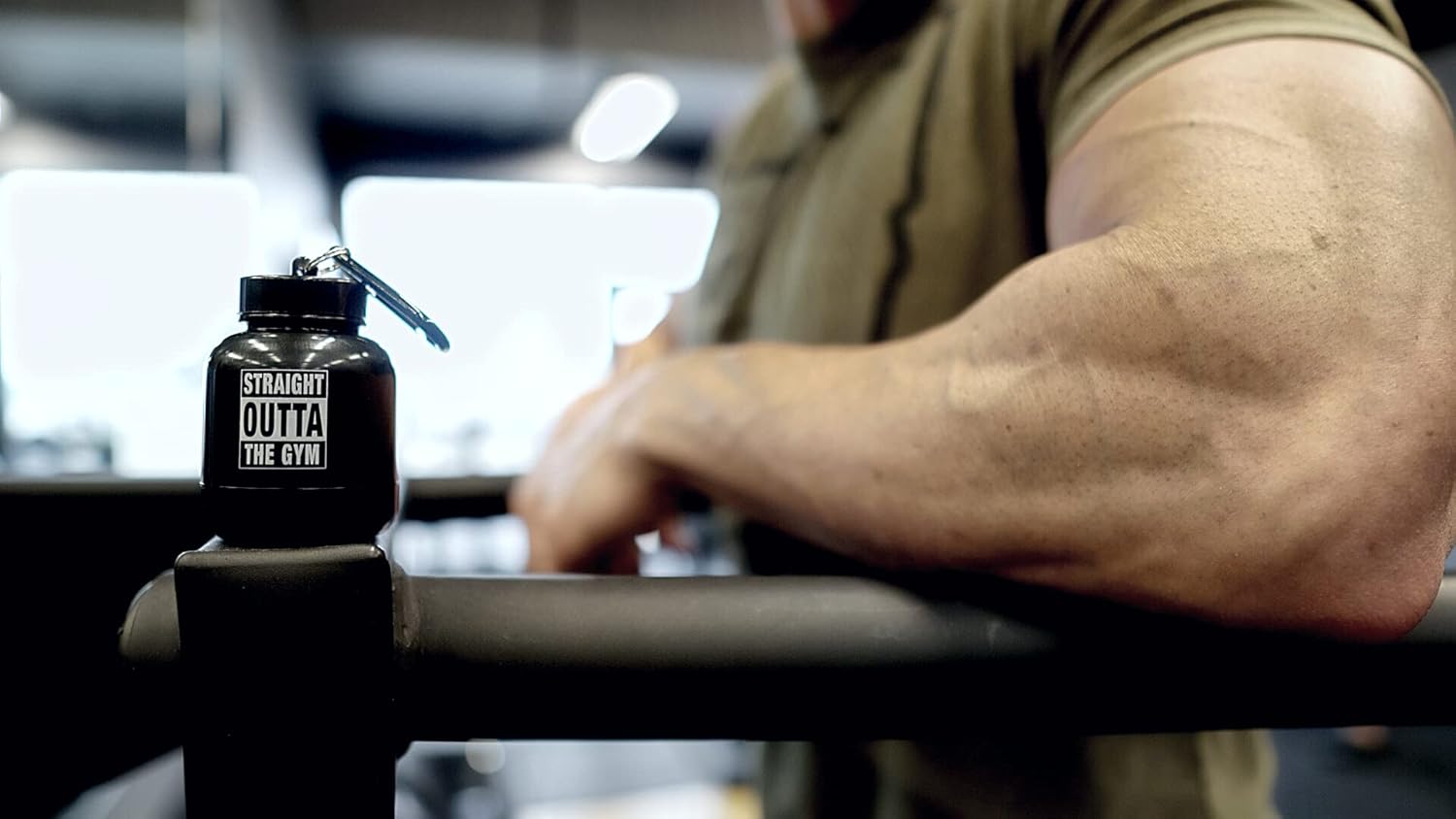 Portable Protein Powder Funnel Keychain for Gym, Workouts, & Travel - TSA Approved Container for ONMYWHEY Supplement