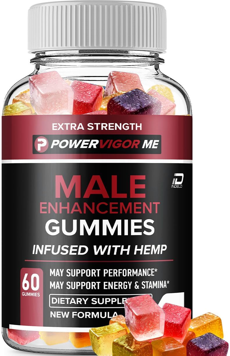 PowerVigorMe metabolism booster Gummies for Men - Official Formula with Natural metabolism booster Oil for Power and Vigor - 60 Gummies