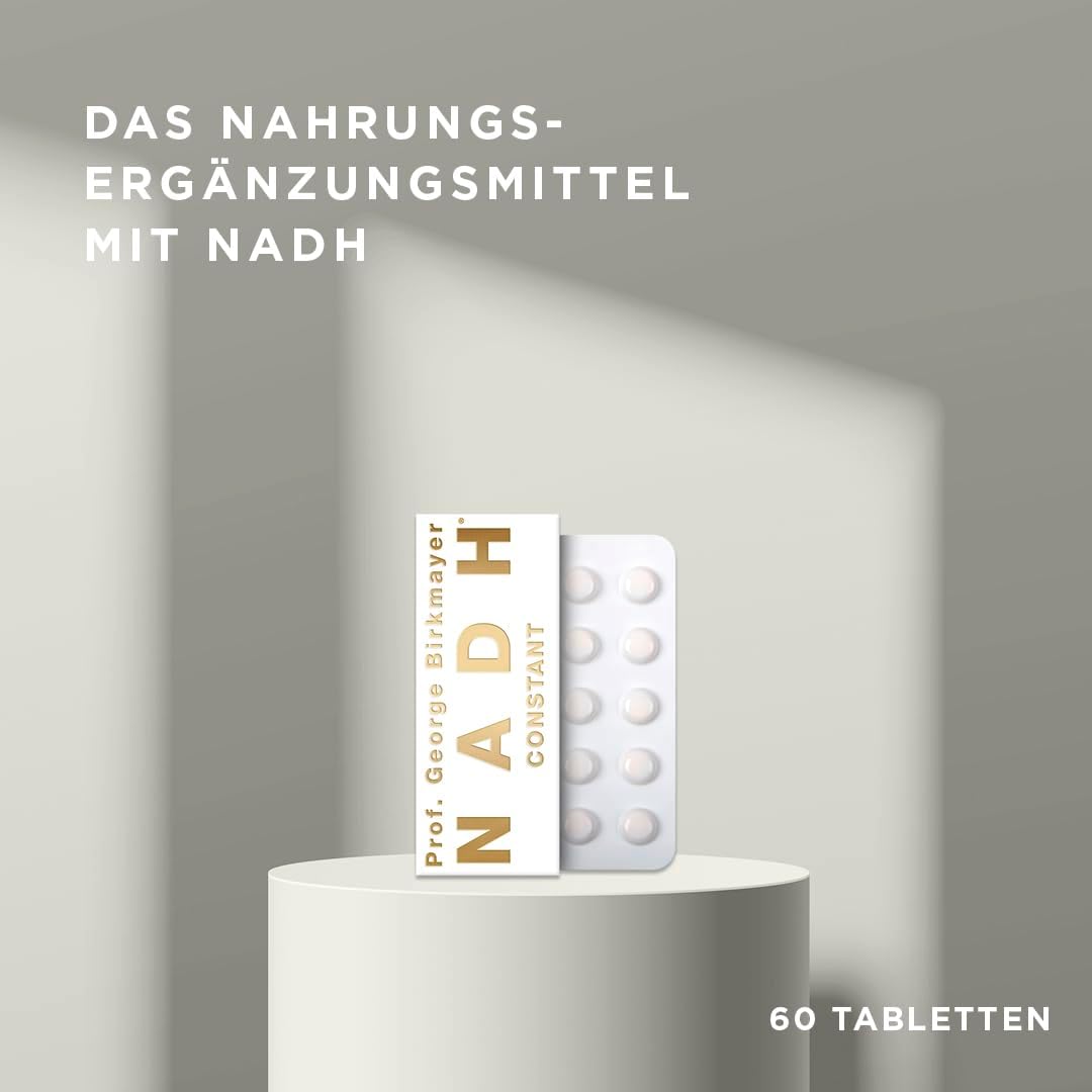 P.R. Prof. George Birkmayer NADH - Boost Energy Levels (60 Tablets, Each Tablet Contains 20 mg of NADH)