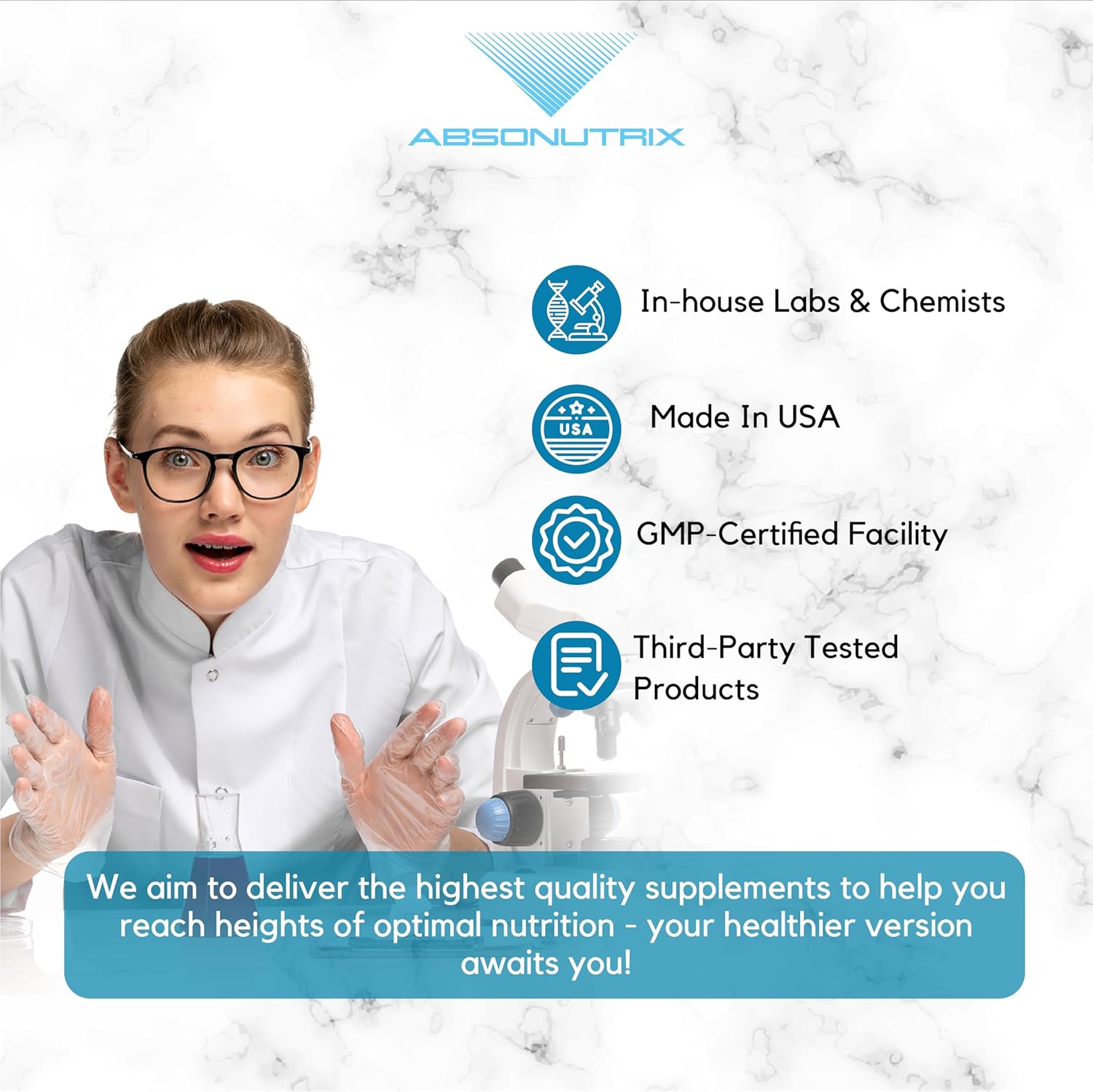 Premium Absonutrix Mucuna Pruriens Liquid Extract - 4 Oz, 393mg, 300 Servings - USA Made, Quick Absorption, Quality Ingredients - Non-GMO, GMP Certified, Third-Party Tested - Cruelty-Free