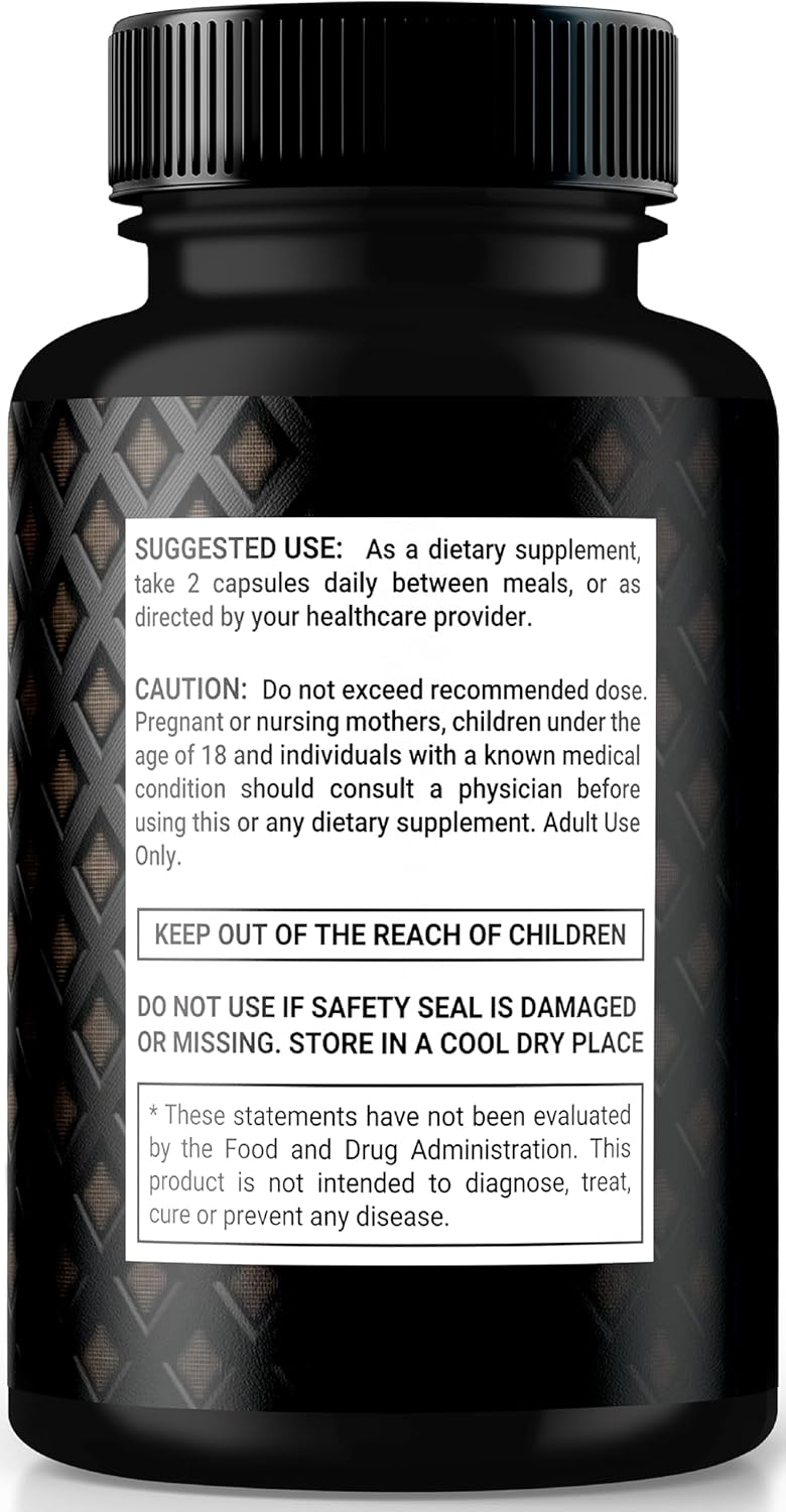 Premium All-Natural Total Test Pills for Peak Fitness: Muscle Gain, Energy, Wellness - Official Reviews (60 Capsules)