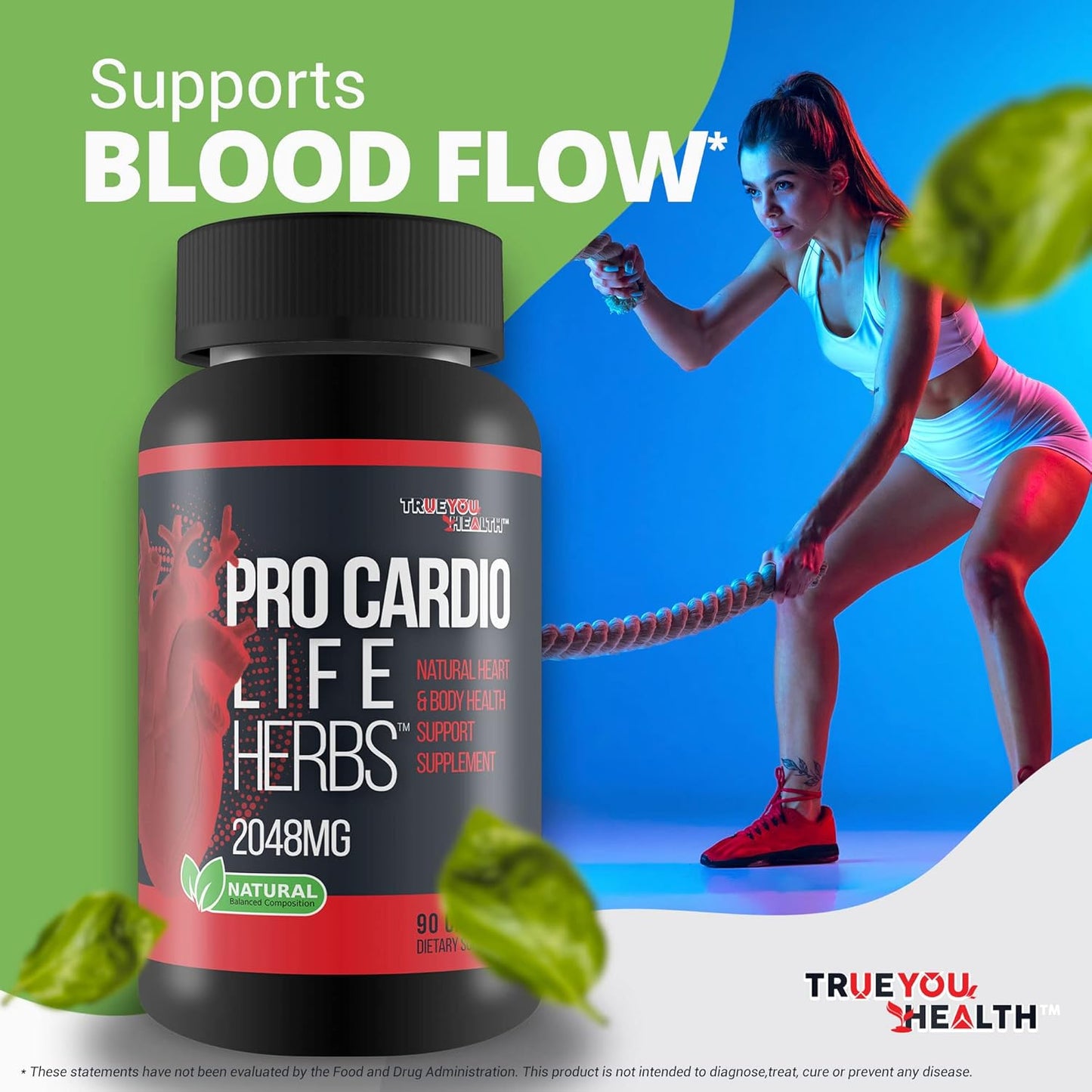 Premium Cardiovascular Support Supplement with Turmeric, D3, and Zinc - Promotes Heart Health, Circulation, and Immunity - Natural Blood Health Formula