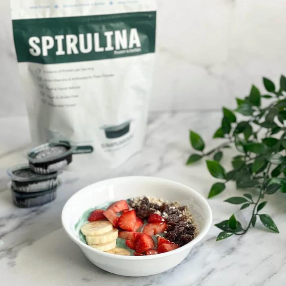 Premium Frozen Spirulina Superfood Packs - Nutrient-Rich & Easy to Use for Adults & Teens - 8 Packs with 7 Cubes Each (20g per Cube) - 1.120kg Total