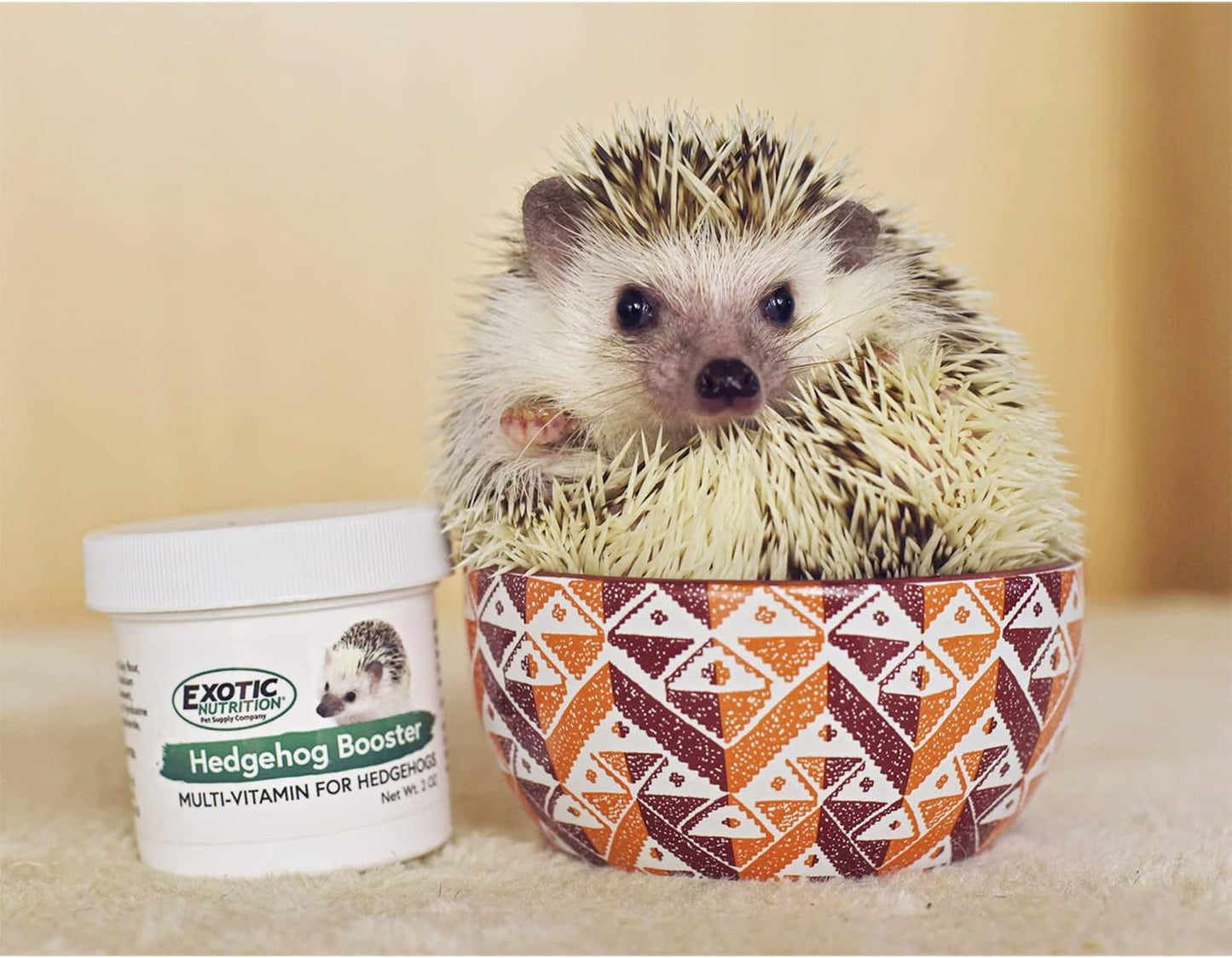 Premium Hedgehog Multivitamin Supplement - Essential Vitamins & Minerals for Pet Hedgehogs - Powdered Formula (2 oz)