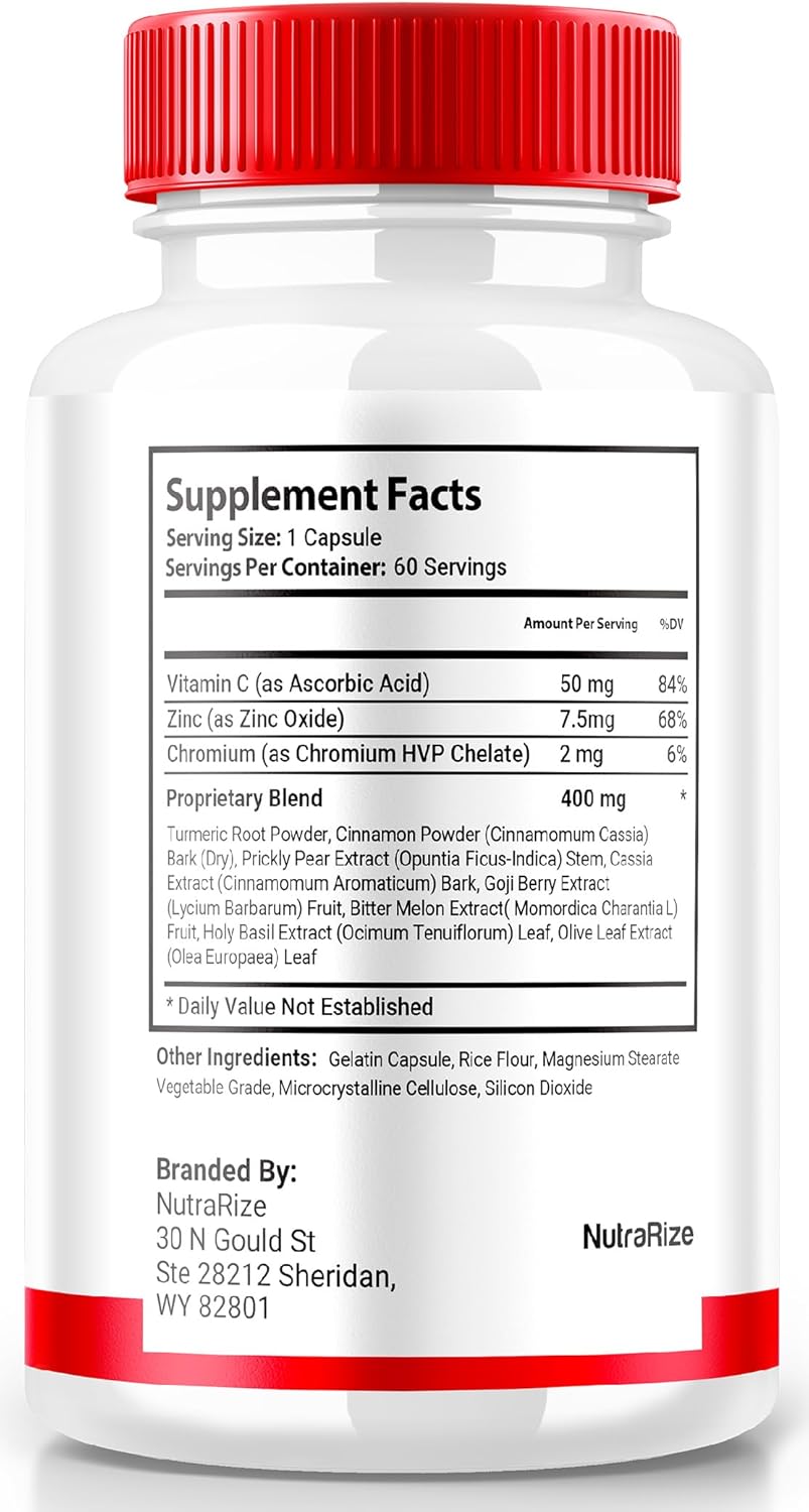 Premium NutraRize Coramin Capsules - All-Natural Maximum Strength Supplement for Healthy Blood Flow - 60 Capsules