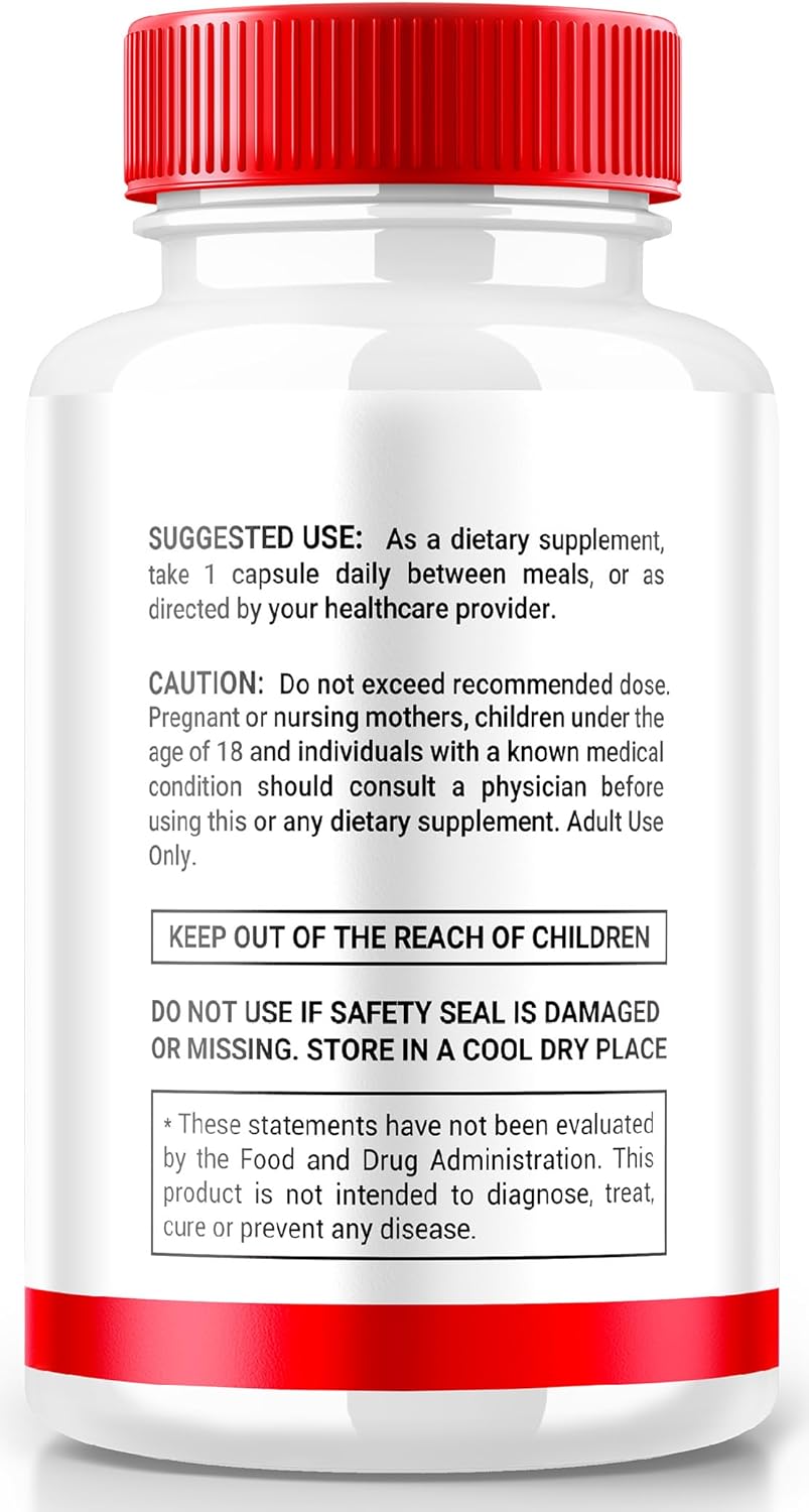 Premium NutraRize Coramin Capsules - All-Natural Maximum Strength Supplement for Healthy Blood Flow - 60 Capsules