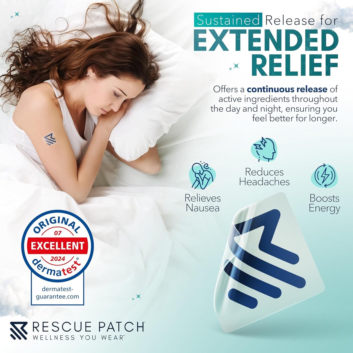 Premium Relief Patches for Ultimate Party Recovery - Fast Relief Kit (1, 4 Count)