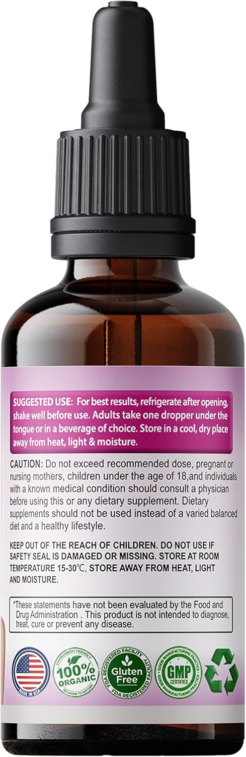 Premium SMS Feminizer: Pueraria Mirifica Drops for Estrogen | Herbal Liquid Extract | Non-GMO & Organic | 2 Fl Oz for Trans Women & LGBT