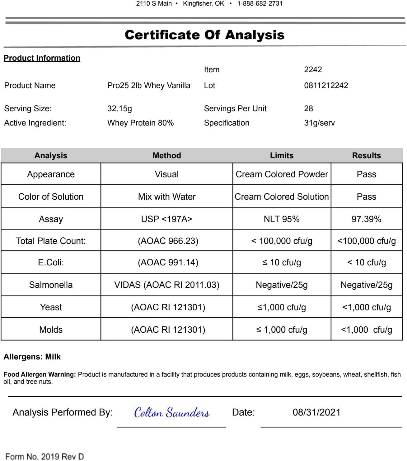 Premium Vanilla Milkshake Protein Whey Blend for a Quality Life
