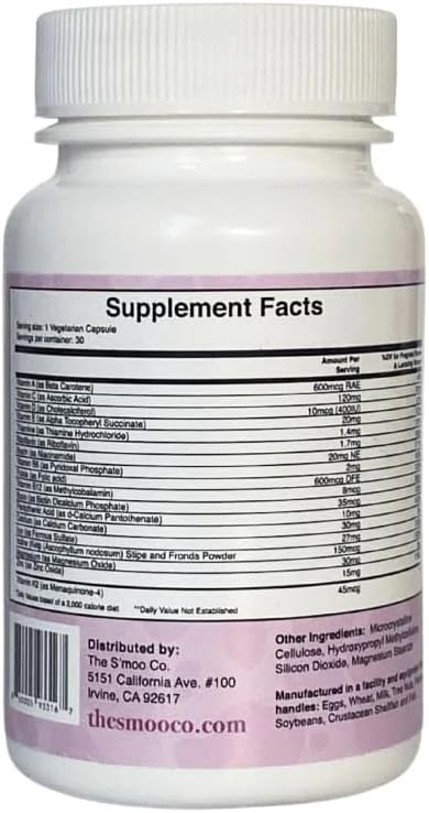 Prenatal Vitamins for Women with Iron, Vitamin D, Calcium & More - Supports Healthy Pregnancy & Baby Development - 30 Capsules