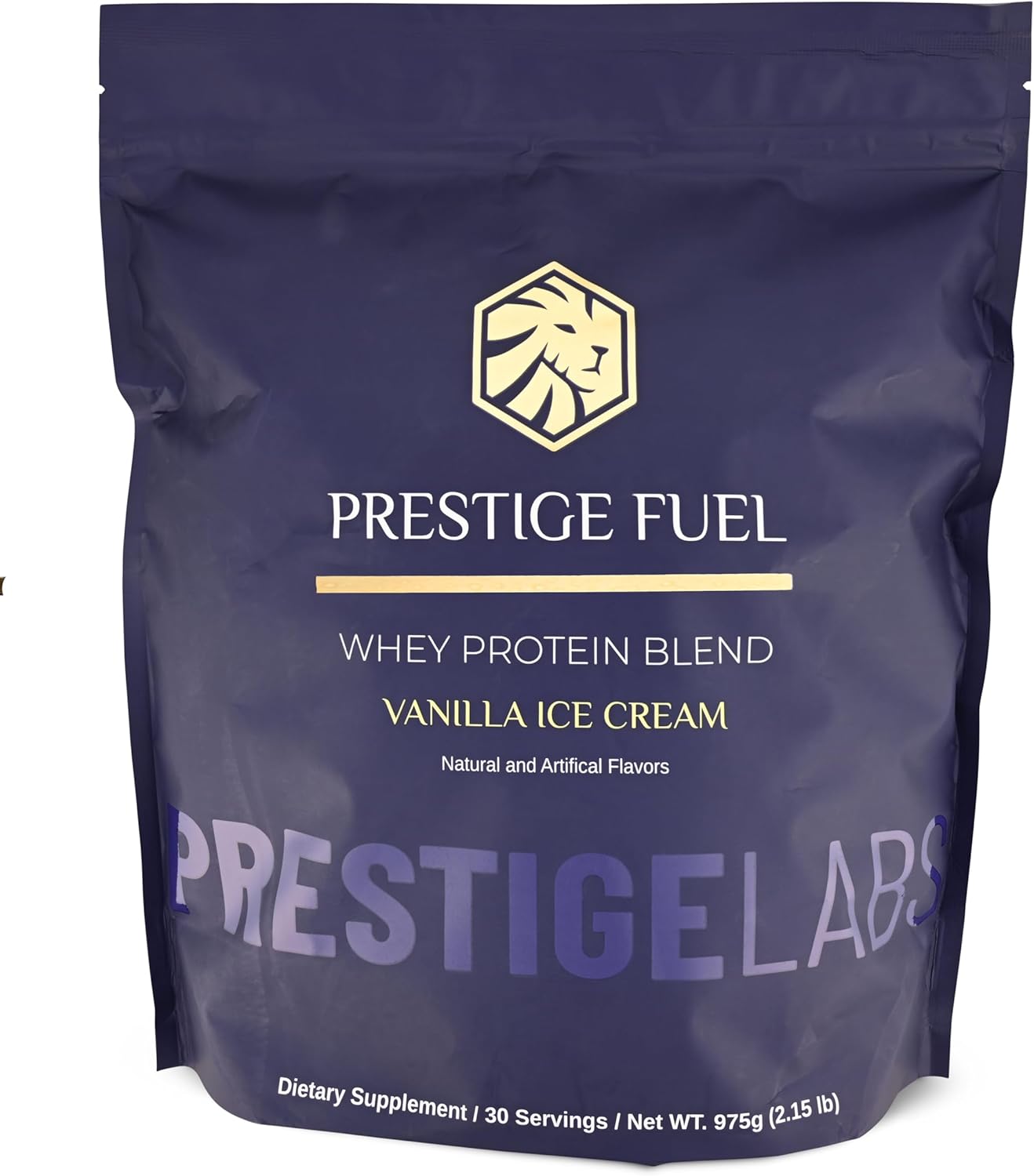 Prestige Labs Natural Protein Whey & Isolate Blend Vanilla Ice Cream Flavor - 30 Servings