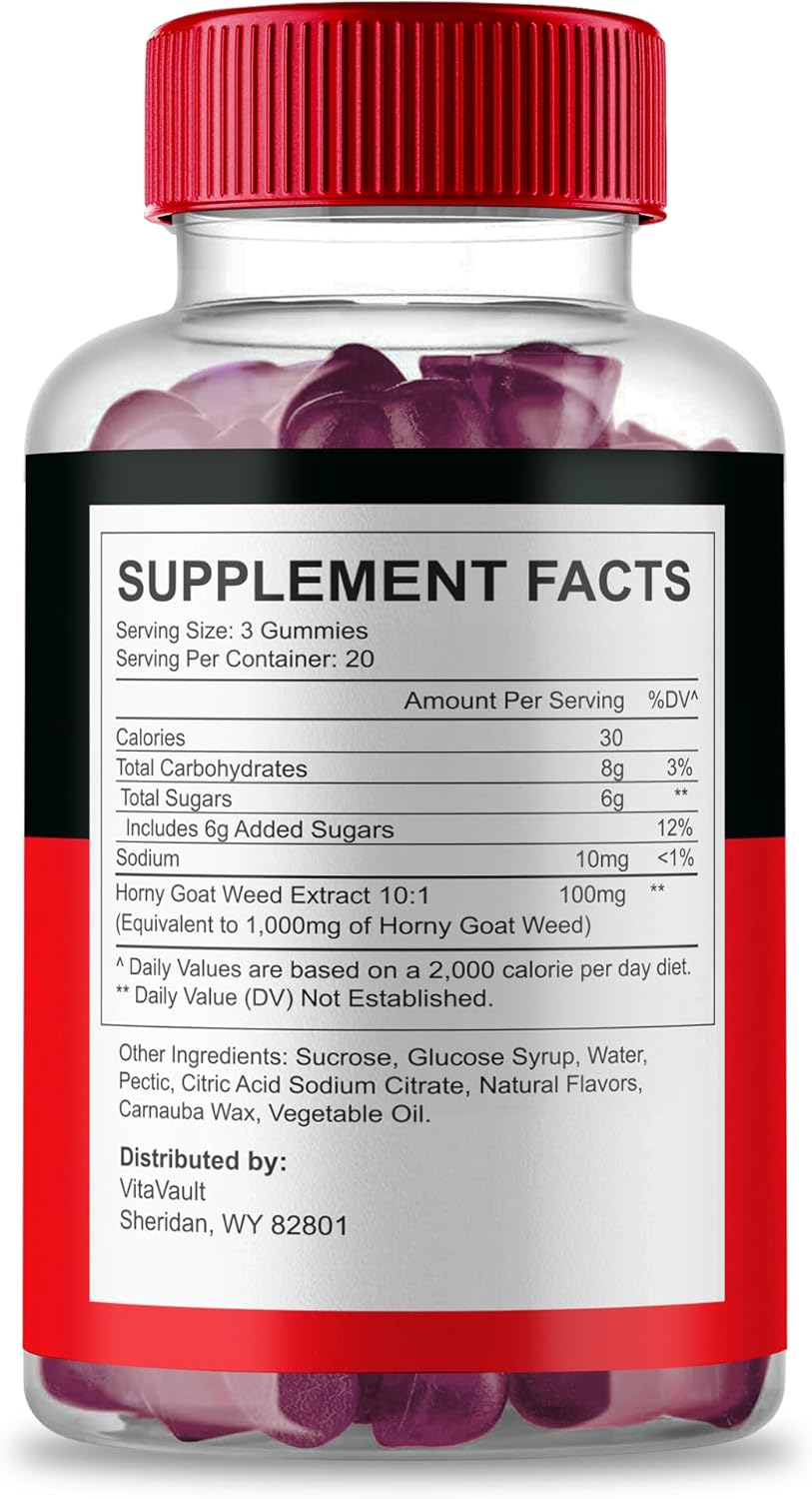 PrimalTesto Gummies - Maximum Strength Supplement for Overall Health Performance (5 Pack)