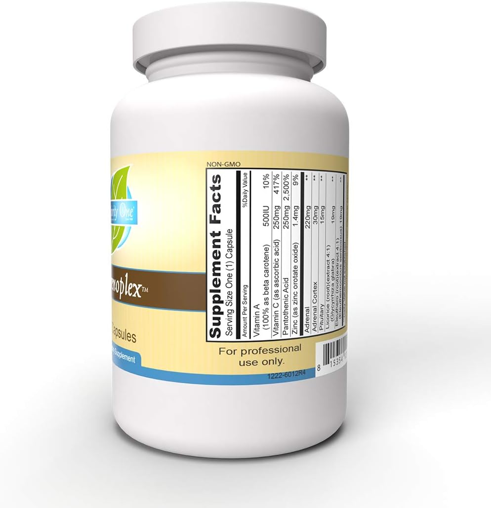 Priority One Vitamins Adrenoplex Capsules - 90 Count for Adrenal Support and Health