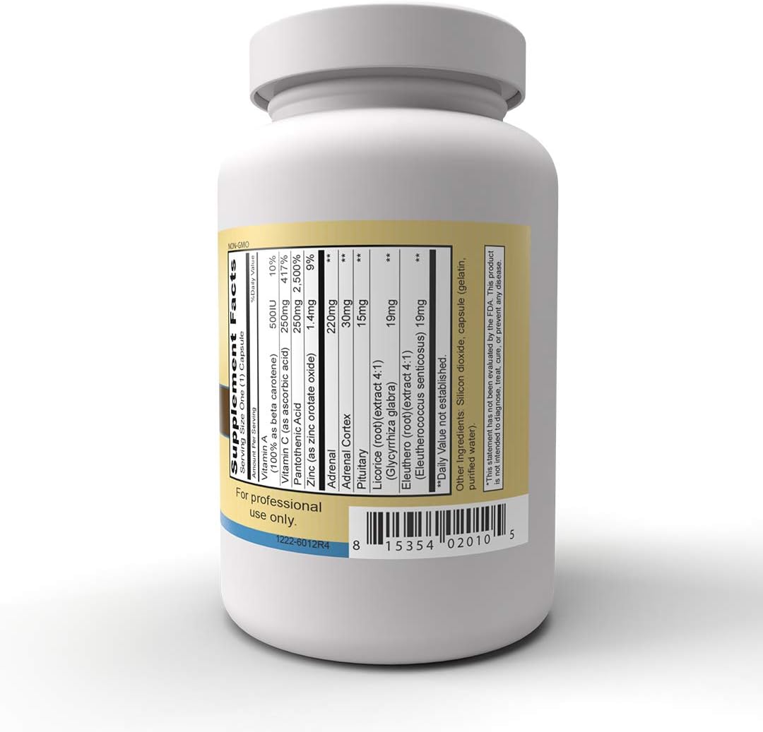 Priority One Vitamins Adrenoplex Capsules - 90 Count for Adrenal Support and Health