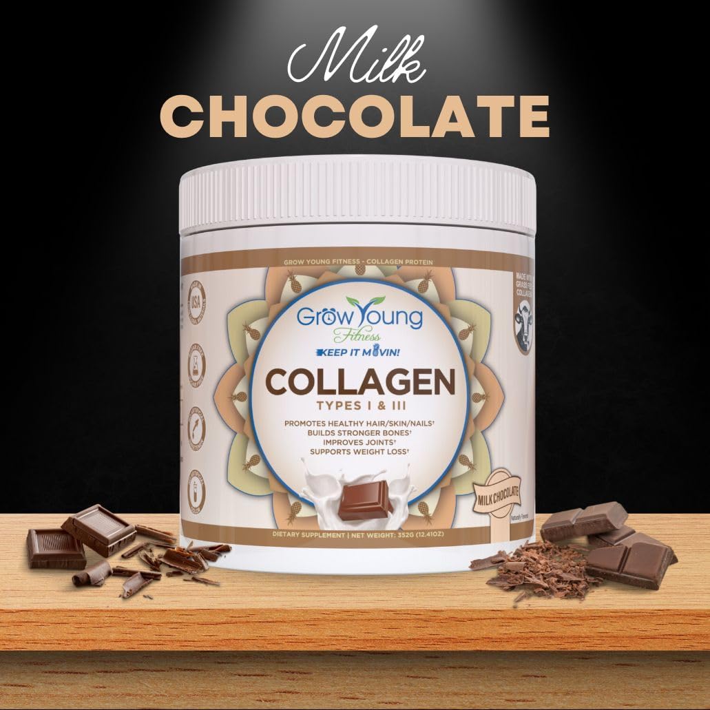 Probiotic and Chocolate Collagen Bundle for Digestive Health, Skin, and Bones - 30 Pack Probiotics + 12.4oz Collagen Powder