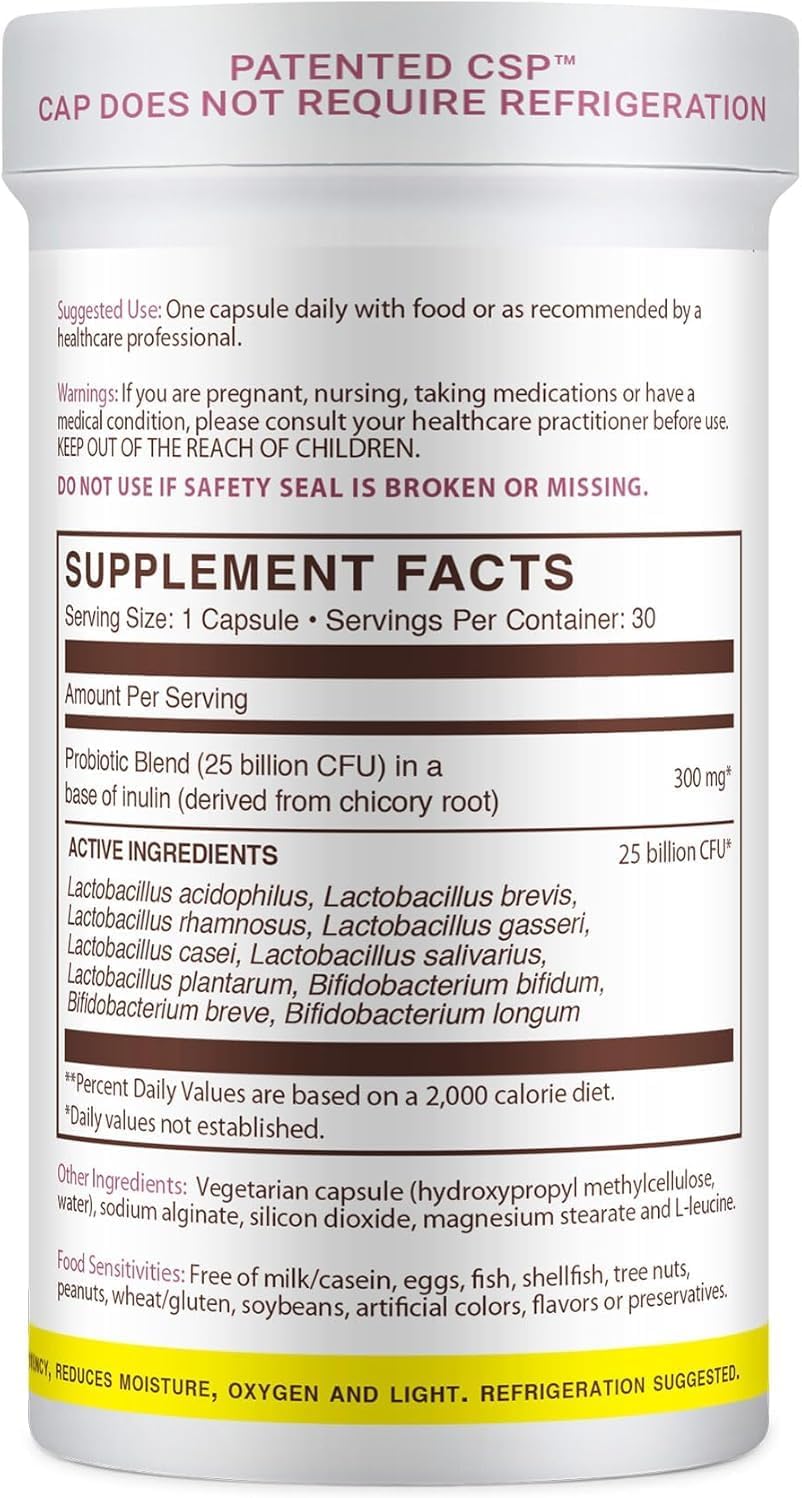 PRODERMIX Vaginal Probiotic for Women - 25 Billion CFU, Promotes PH Balance, UT Health - Once Daily Supplement - Kosher - 30 Capsules