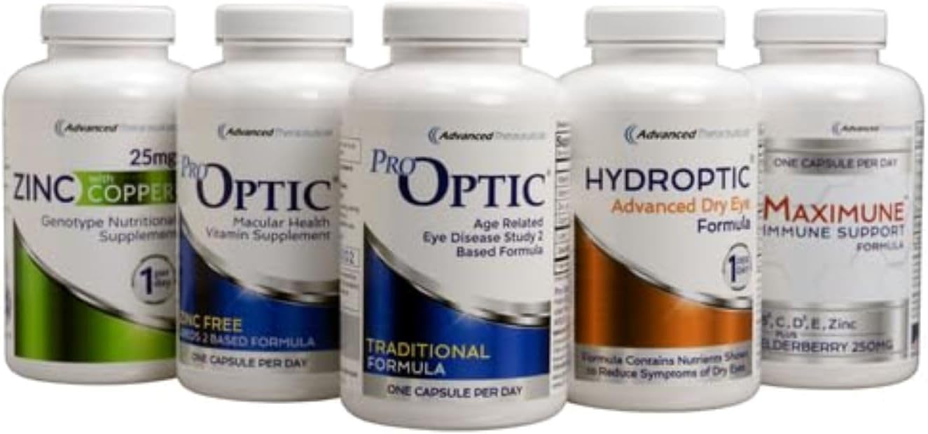 PROOPTIC Traditional AREDS 2 Formula - 90 Capsules, Zinc-Free, One Capsule Daily, 3 Month Supply