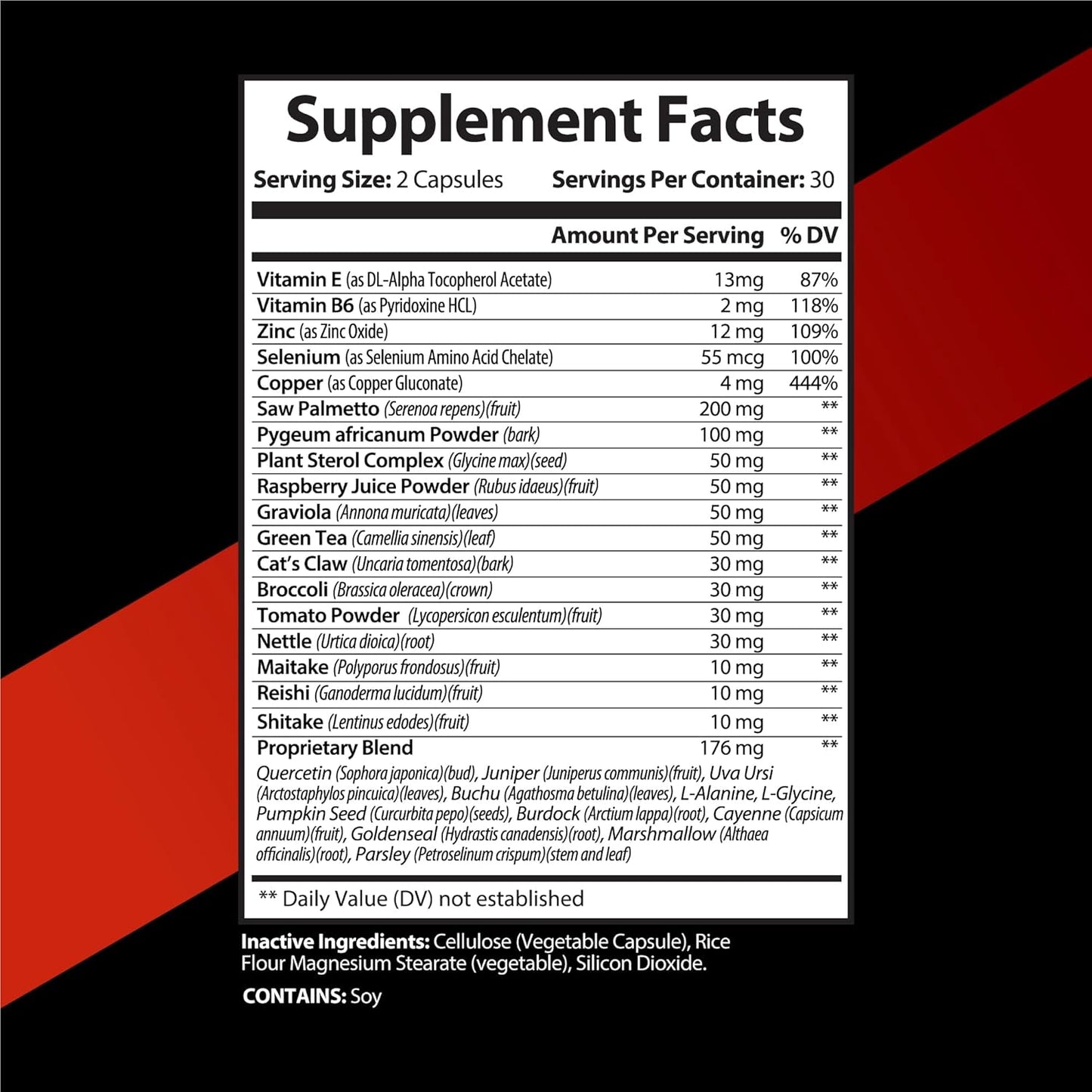 Prostate Support Supplement for Men | Reduce Nighttime Urination | Promote Sleep | Herbal Bladder Relief | Urinary Support (2-Pack)