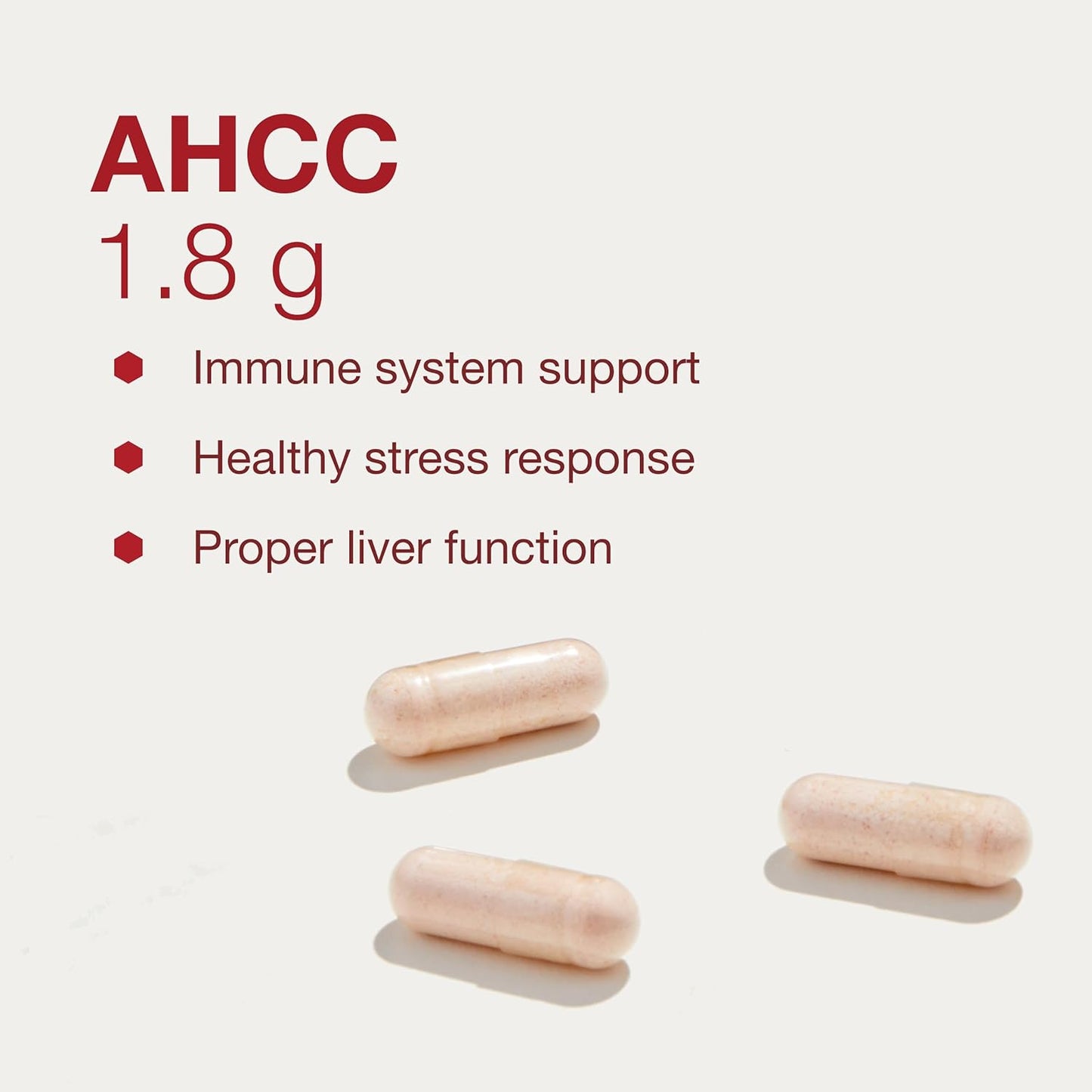 Protocol AHCC 600mg Supplement for Liver & Immune Support - Vegan & Nut Free - 60 Veg Caps - Promotes Cellular Health & Stress Relief