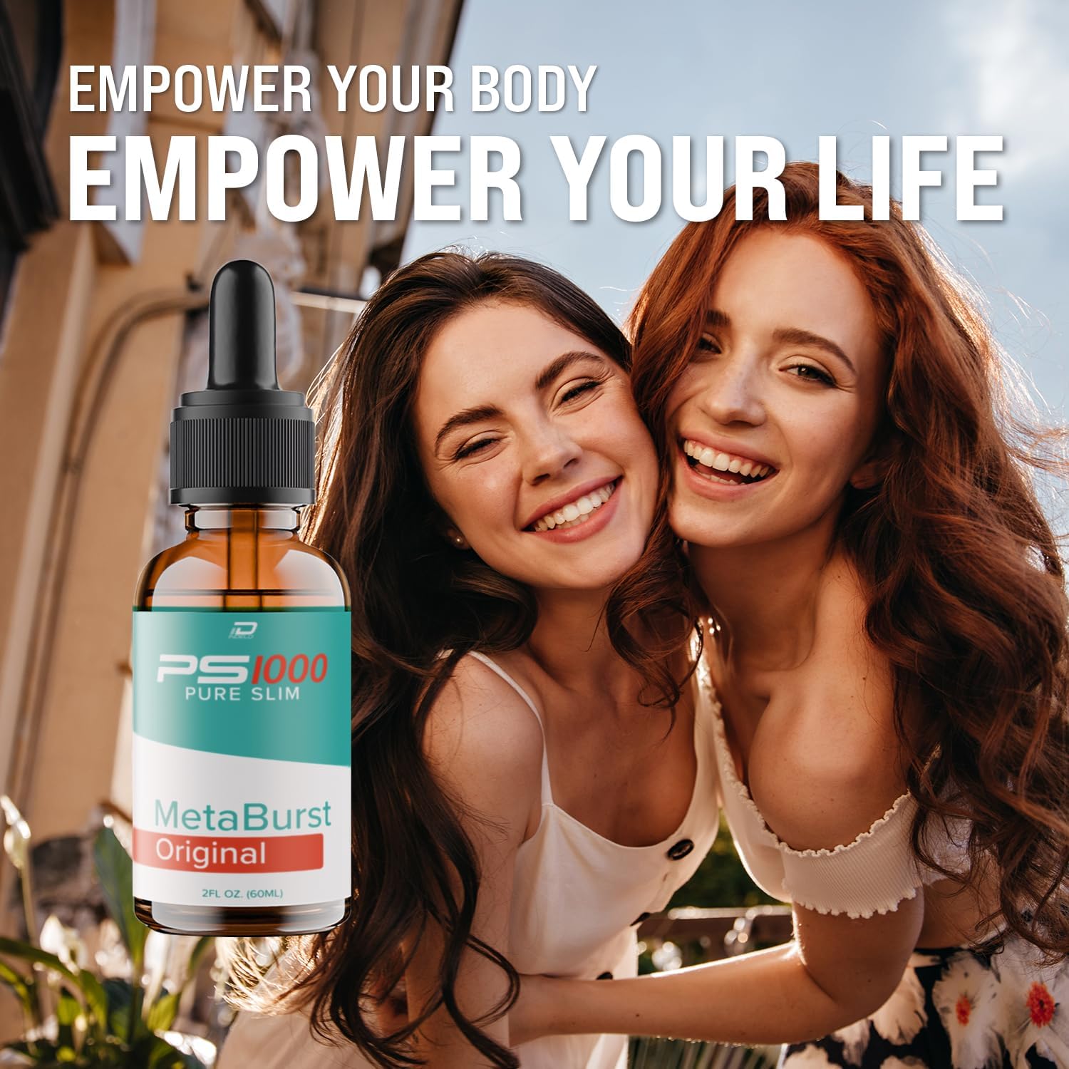 PS1000 Metaburst Liquid Drops - Original Metabolic Support Supplement - Pure Drops Liquid Supplement - 3 Pack (3 Month Supply)