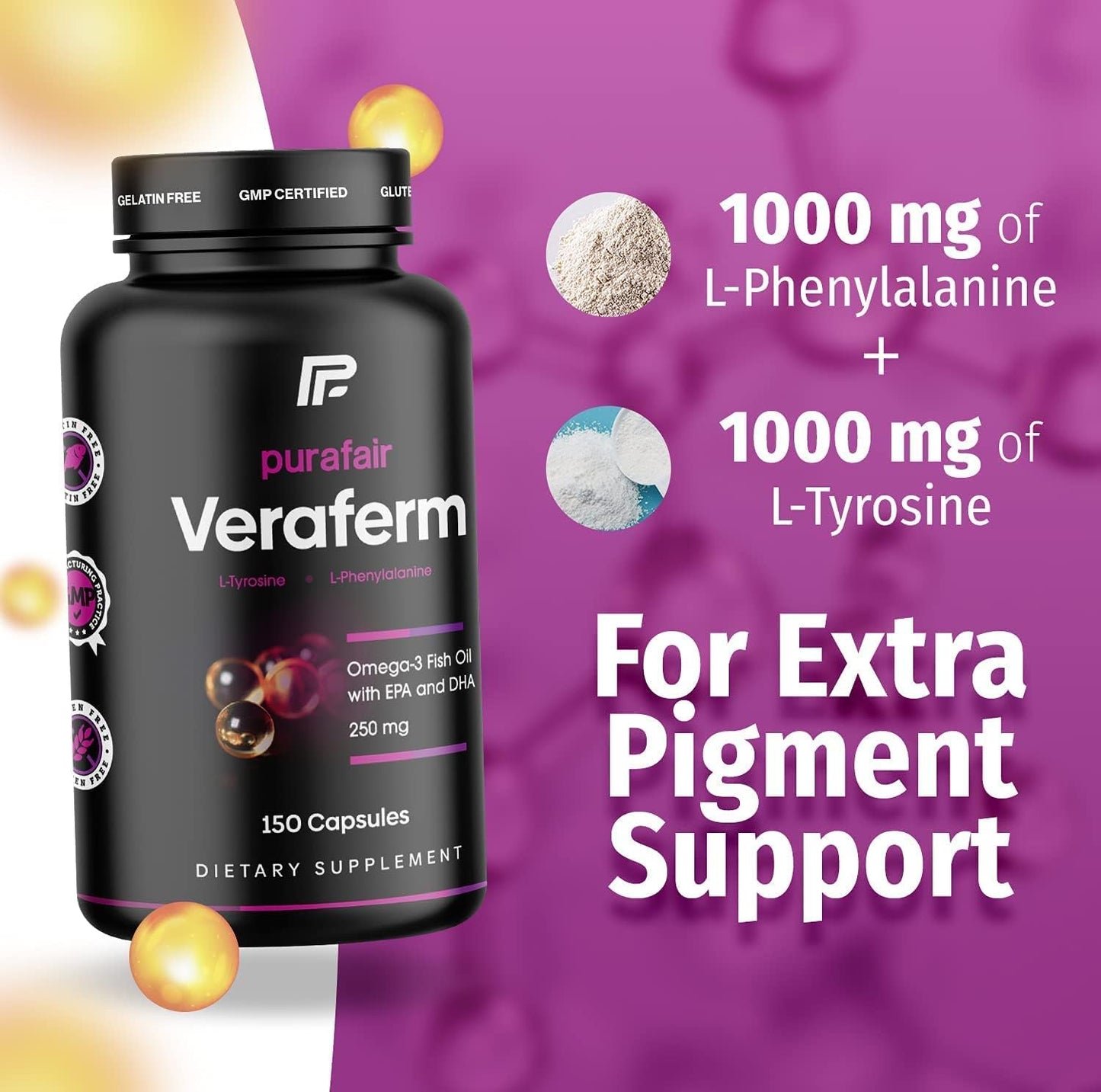 Purafair Veraferm for Vitiligo Treatment - Enhance Skin Pigmentation and Eliminate White Spots
