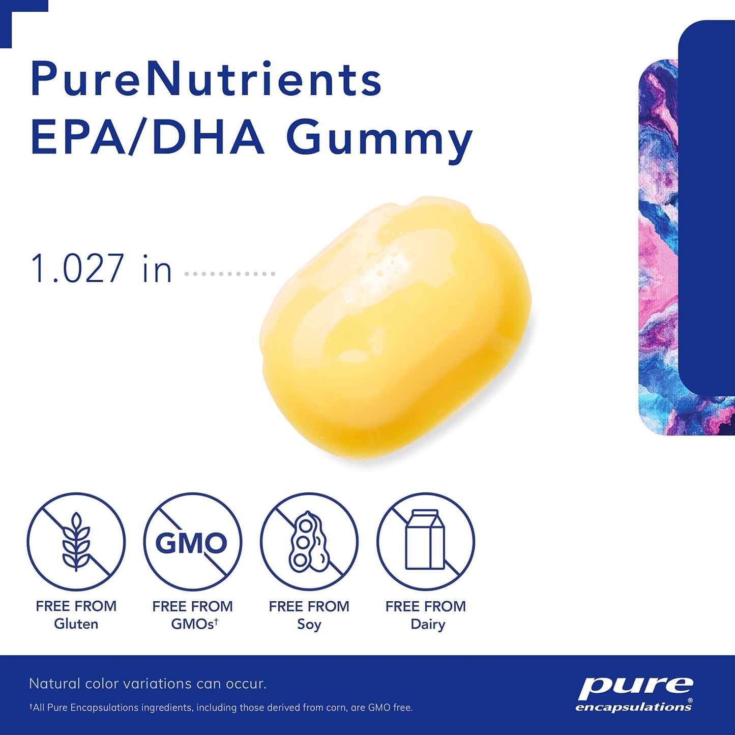 Pure Encapsulations PureNutrients EPA/DHA Gummy Soft Chews - 36 Gummies for Cognitive Function & Daily Wellness - Lemon-Lime Flavor
