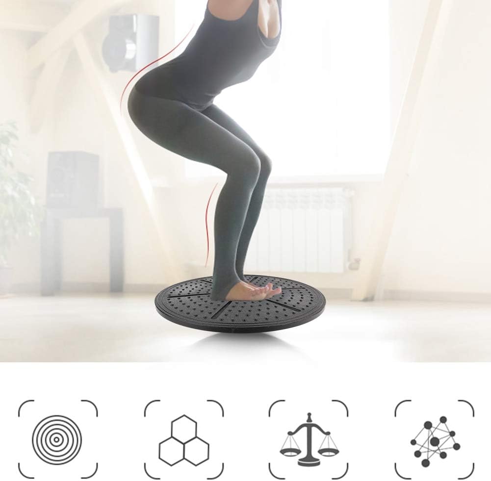 Purple Labyrinth Yoga Balance Board - Improve Core Strength with Balance Training Board for Yoga Stability