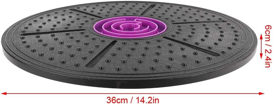 Purple Labyrinth Yoga Balance Board - Improve Core Strength with Balance Training Board for Yoga Stability