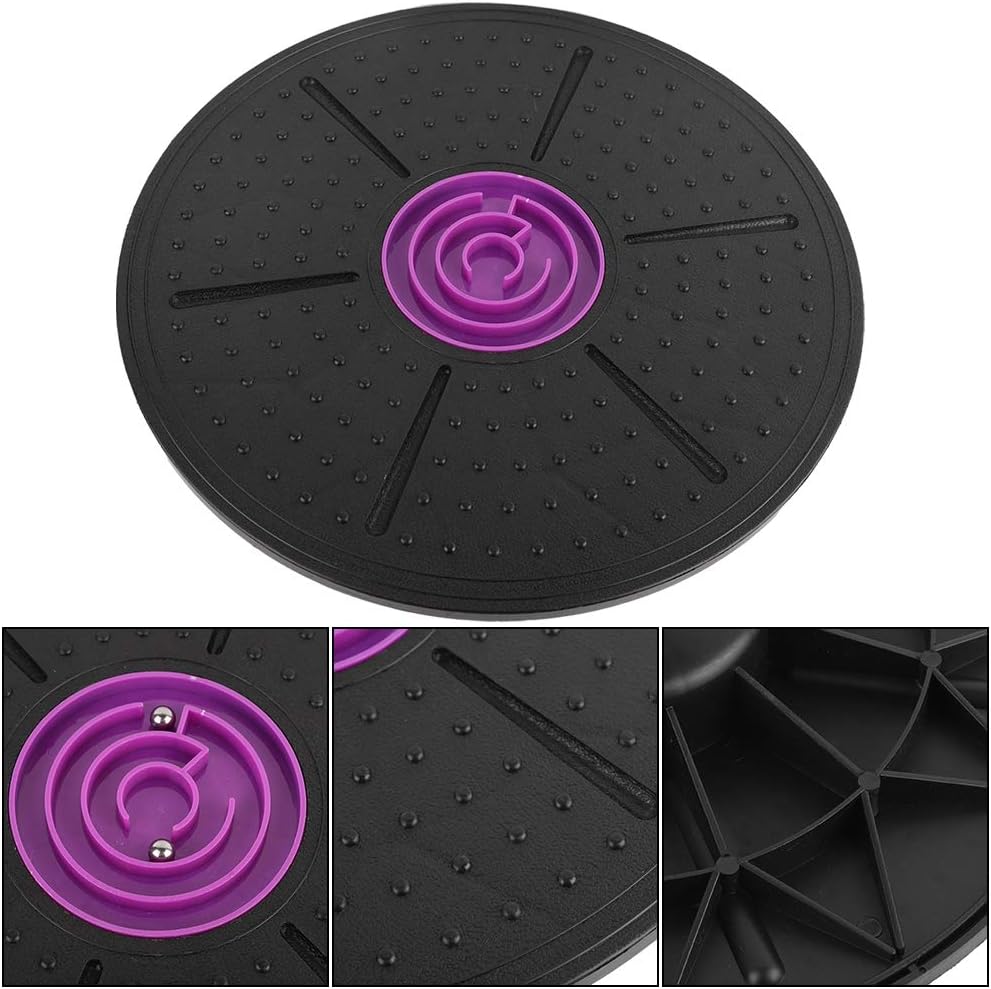 Purple Labyrinth Yoga Balance Board - Improve Core Strength with Balance Training Board for Yoga Stability