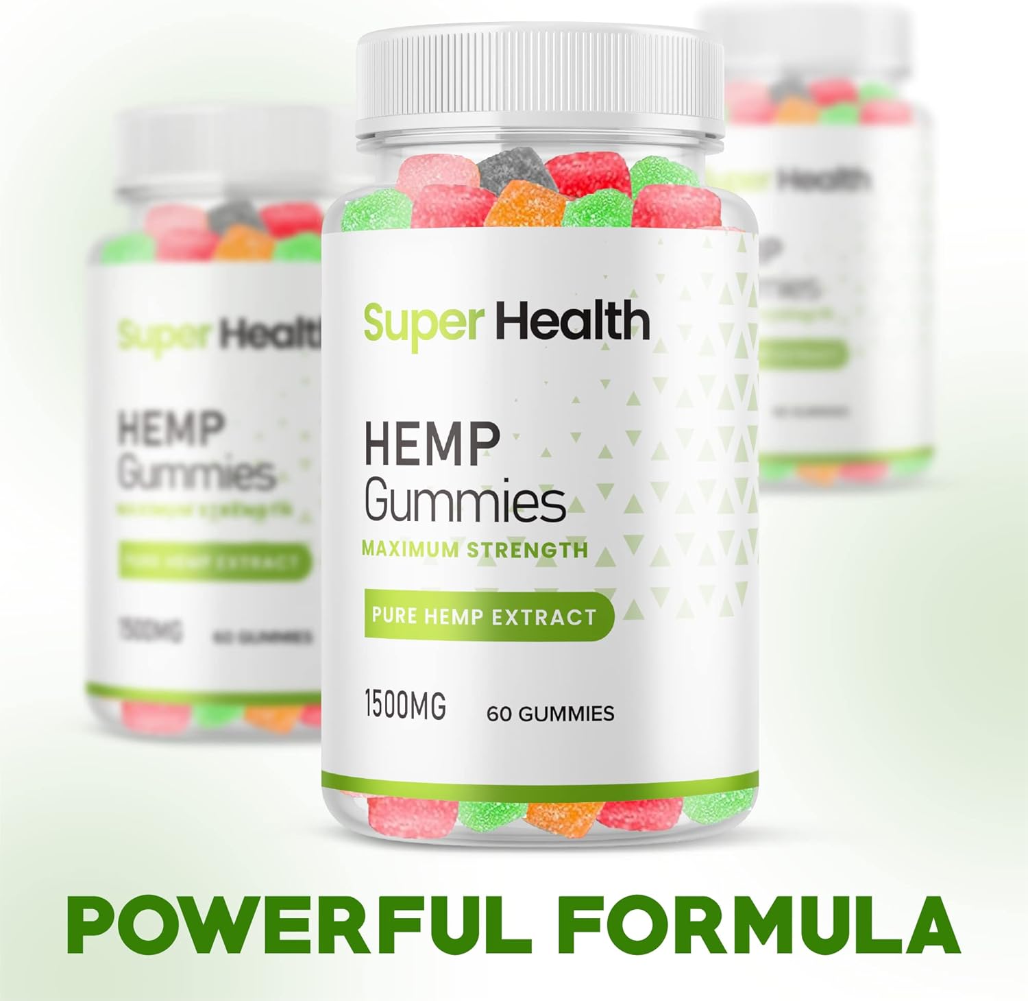 Purvia Super Health metabolism booster Gummies - 1500mg Bottle, 25mg per Gummy, Assorted Flavors - Maximum Strength Formula 2023 - 60 Gummies