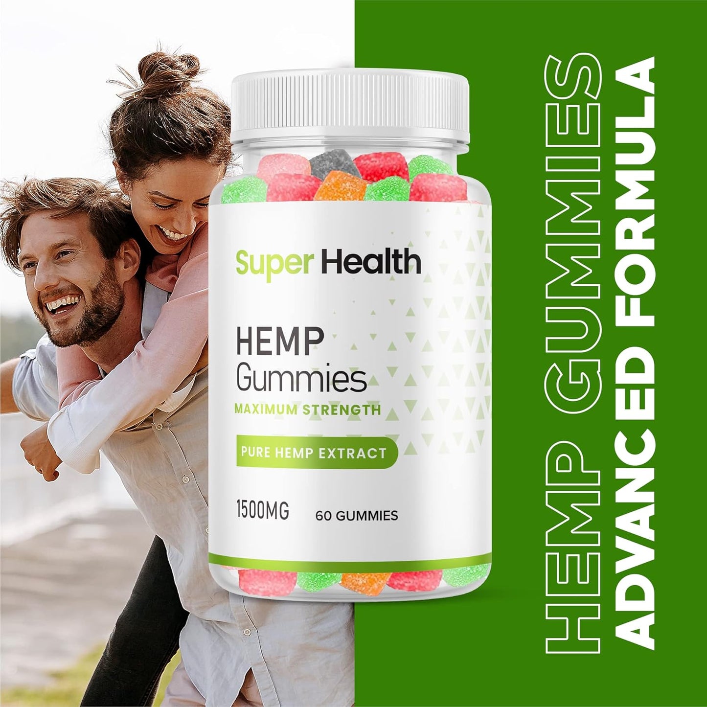 Purvia Super Health metabolism booster Gummies - 1500mg Bottle, 25mg per Gummy, Assorted Flavors - Maximum Strength Formula 2023 - 60 Gummies