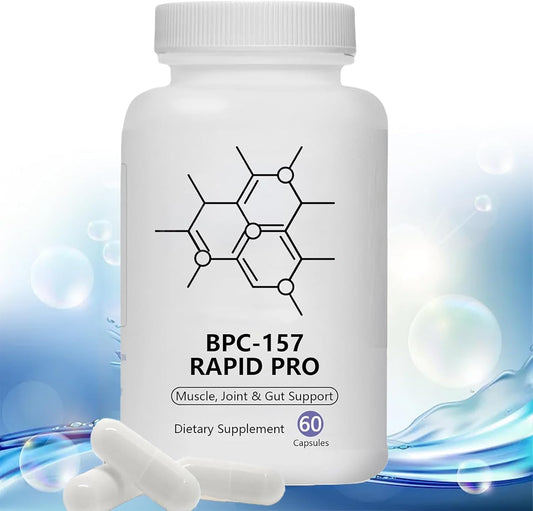 QVG BPC-157 Rapid PRO Capsules - 500MCG, Non-GMO, Gluten Free - 60 Count