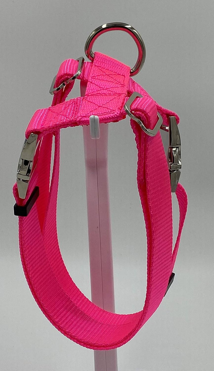 Red Medium Handmade Pig/Hog Harness with Longer Backstrap and Matching Leash