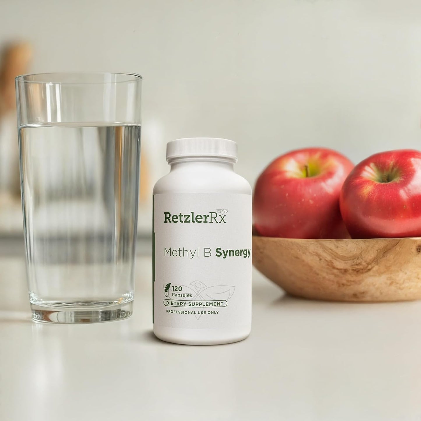 RetzlerRxĀ® Methyl B Synergy: Comprehensive Methylation Support with Methyl Folate, B12, Riboflavin, and B6 - Heart Health Supplement