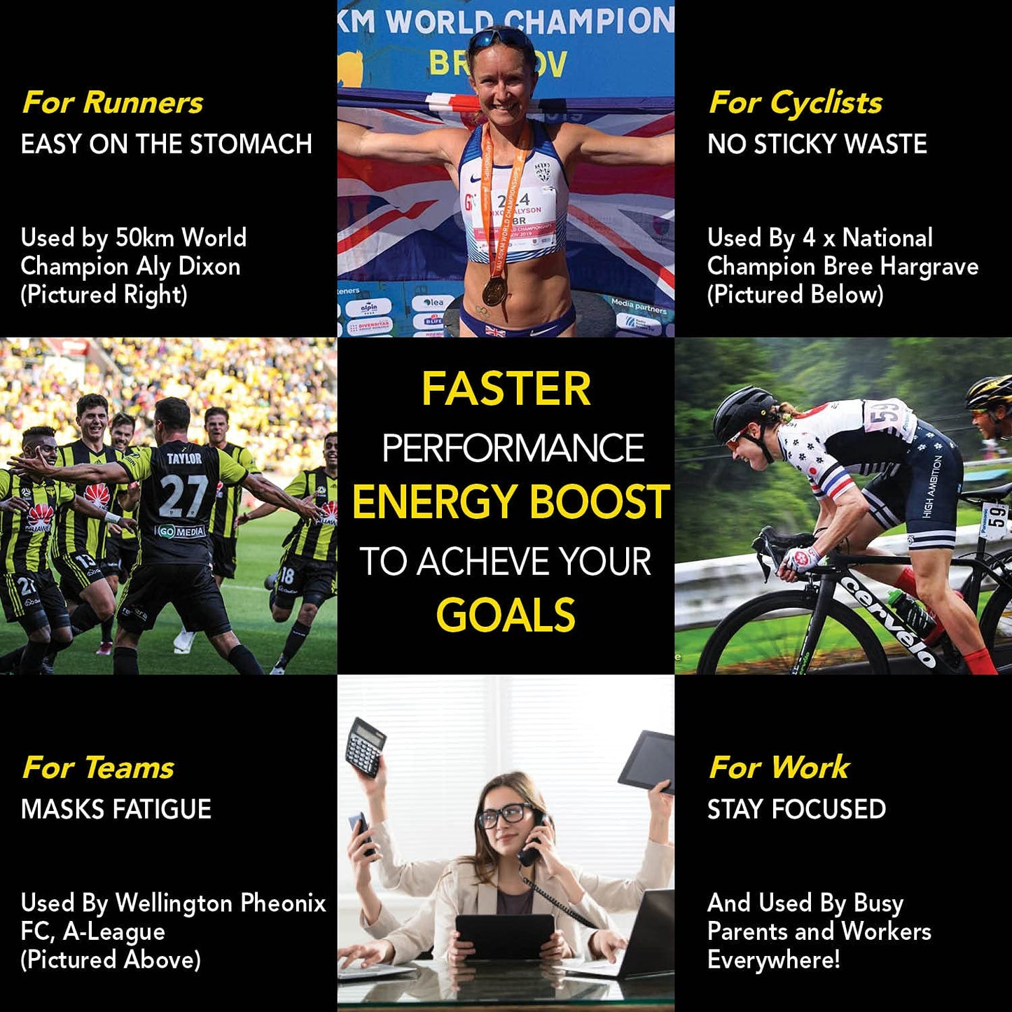 Revvies Energy Strips Cola Lemon 50 Strips 40mg Caffeine Vegan 10 Packs of 5 Strips