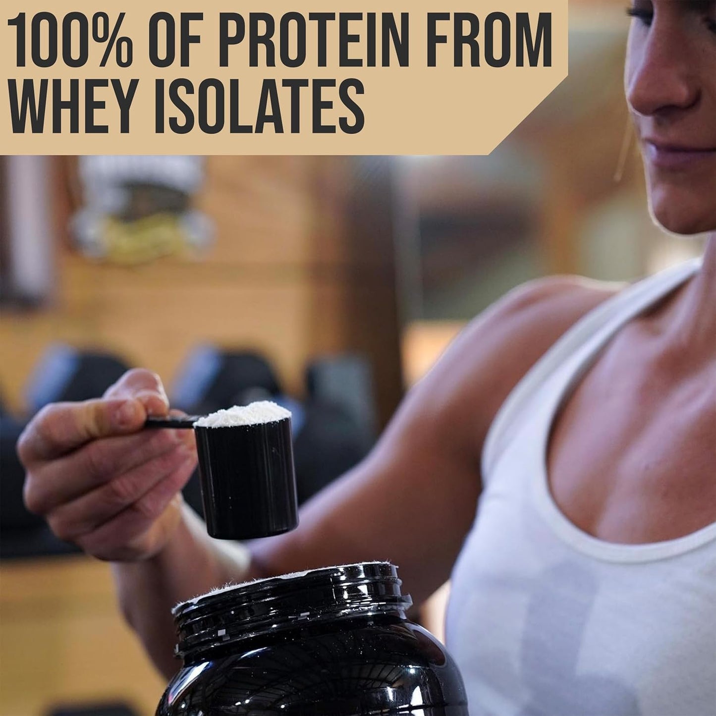 Rule One Proteins Naturally Flavored R1 Protein - Pure Whey Isolate Powder with 25g Protein & 6g BCAAs Per Serving - Natural Vanilla Flavor - 4.3 lbs