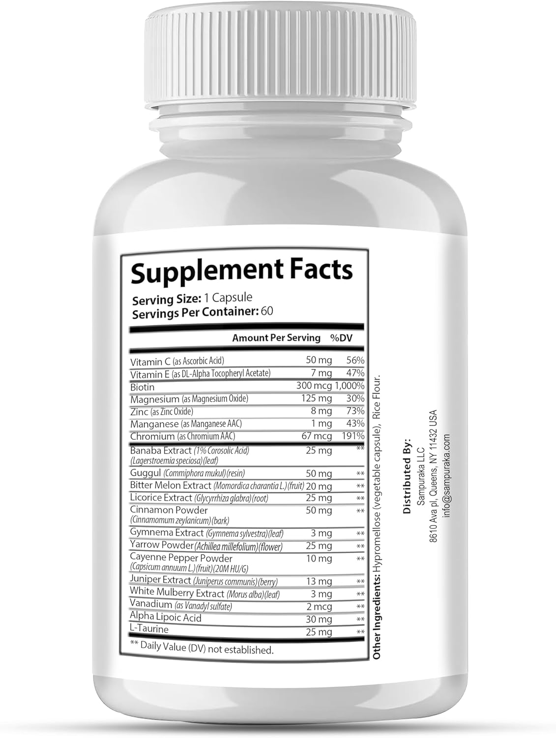 Sampuraka Gluco6 Advanced Formula Supplement - 30 Day Supply Pack