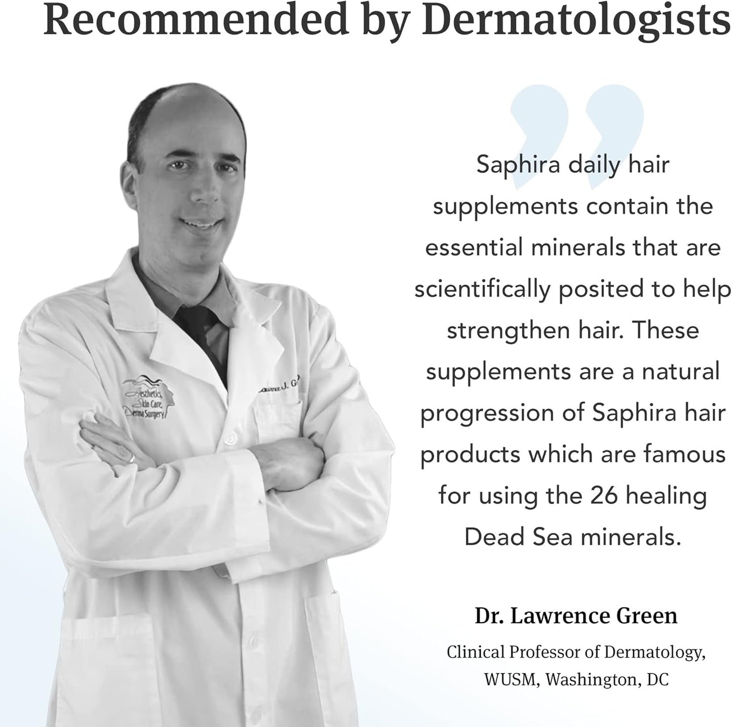 Saphira Glossy Blonde Hair Vitamins with Magnesium and Iron - 60 Capsules, 30 Day Supply for Blonde, Bleached, and Highlighted Hair