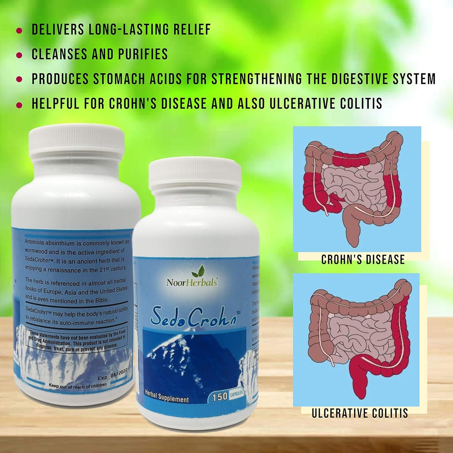 SedaCrohn - Natural Relief for Crohn's Disease and Ulcerative Colitis